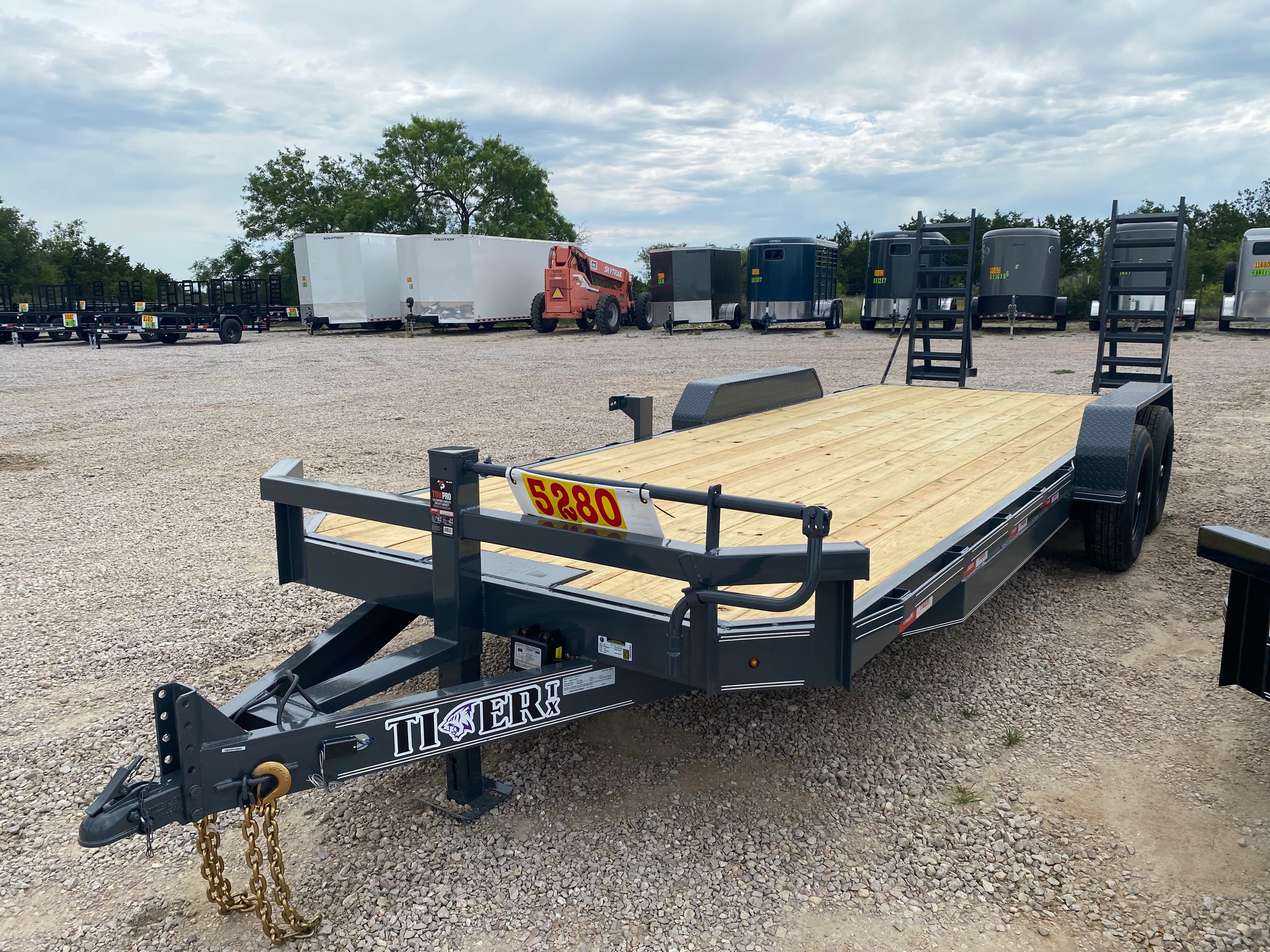 New 2026 Tiger Trailers -- 83 "X 22'- BP Equipment Trailer