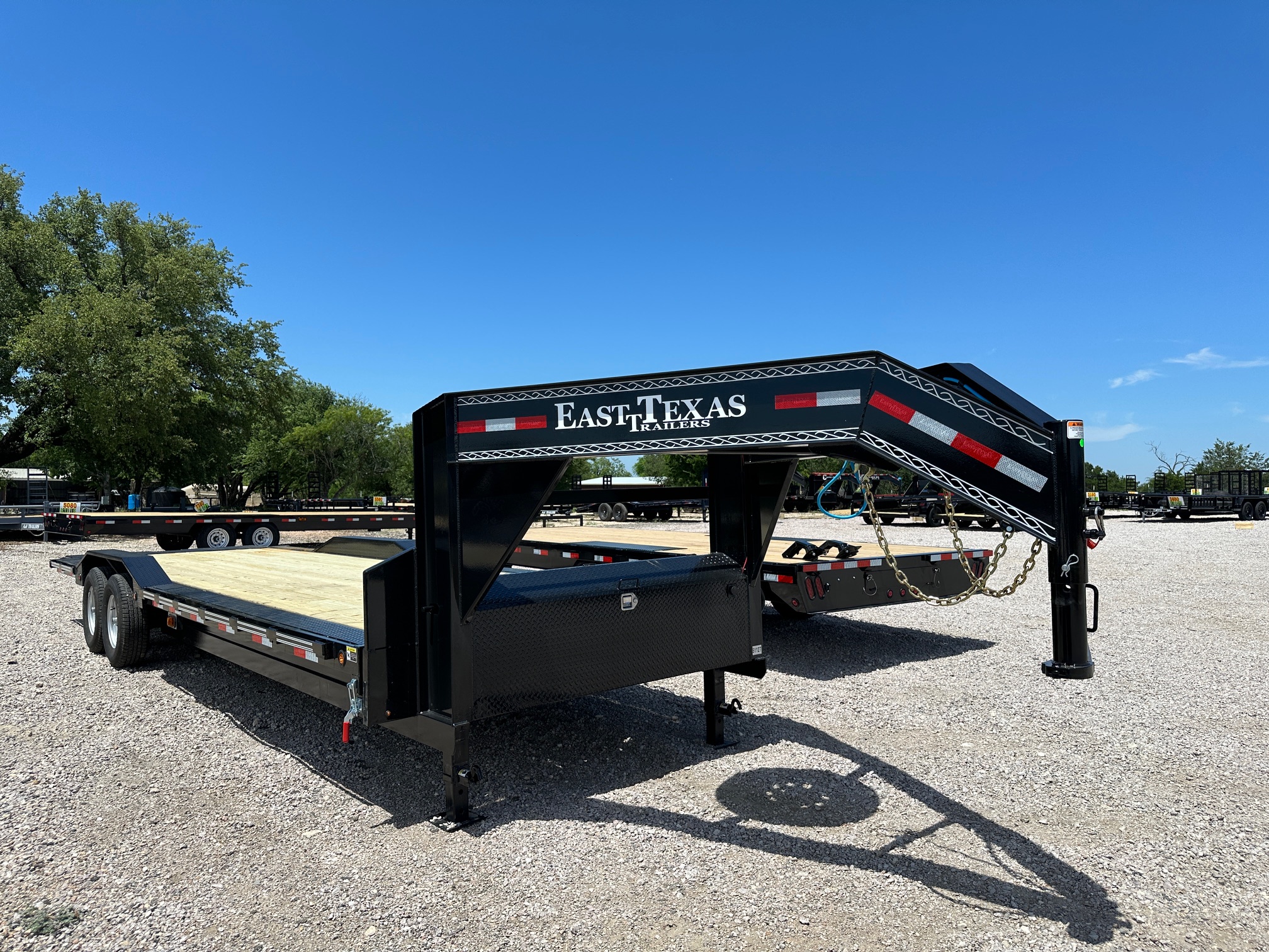New 2027 East Texas Trailers 102" X 26' Drive Over Fender Power Tilt Trailer