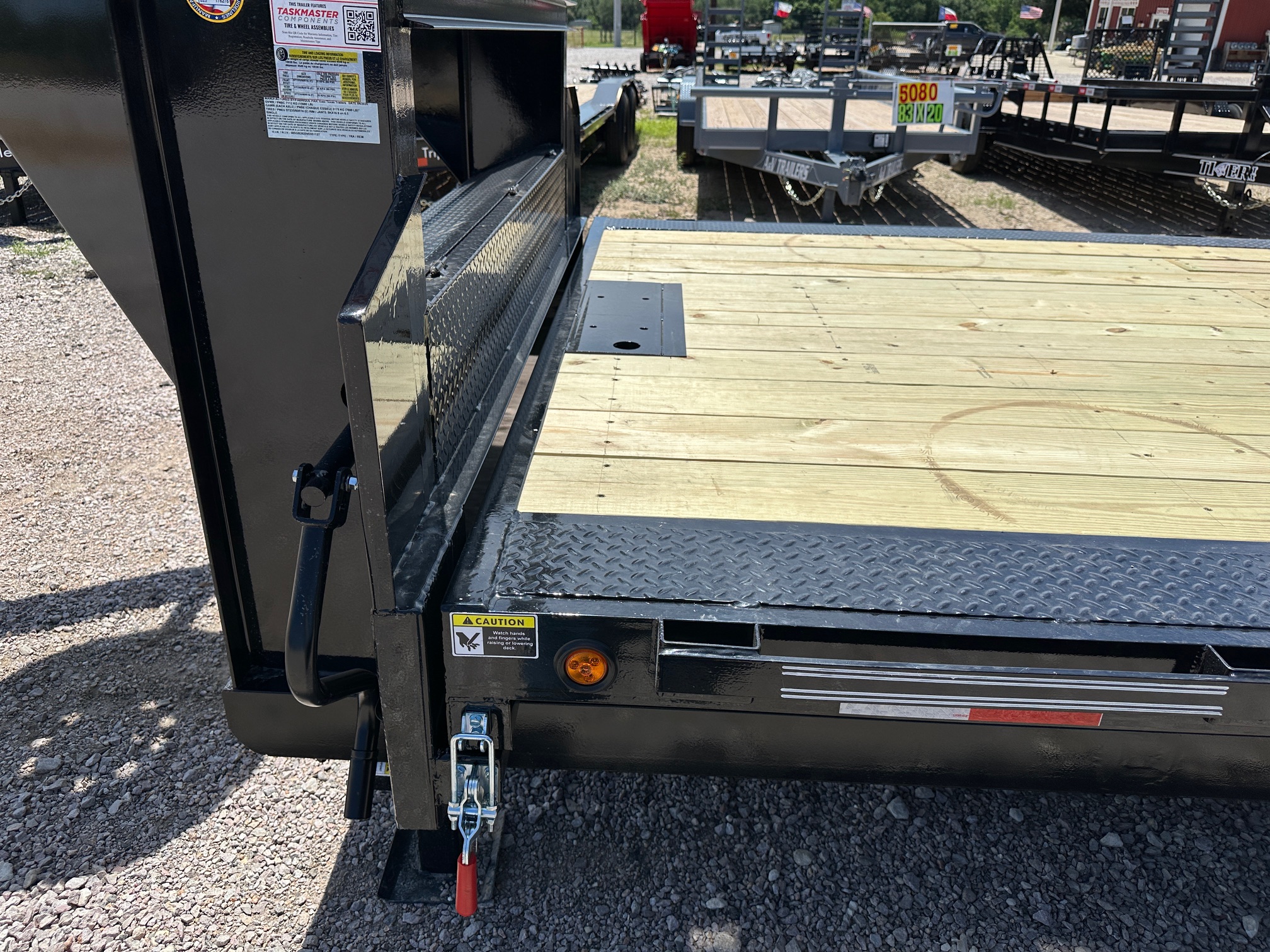 New 2027 East Texas Trailers 102" X 26' Drive Over Fender Power Tilt Trailer