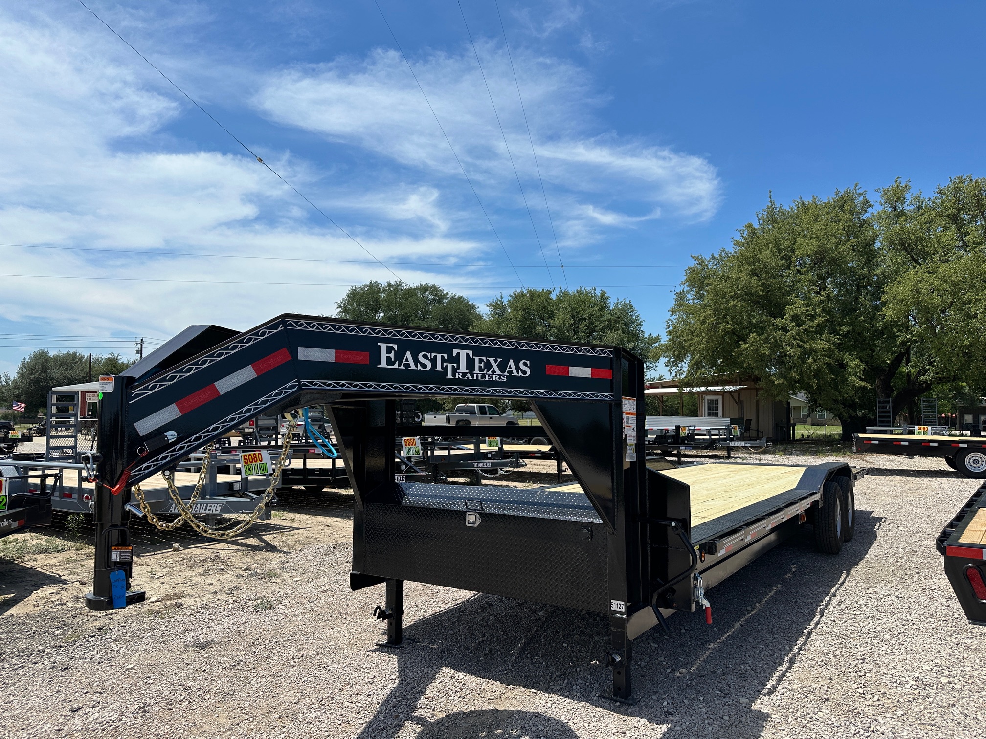 New 2027 East Texas Trailers 102" X 26' Drive Over Fender Power Tilt Trailer