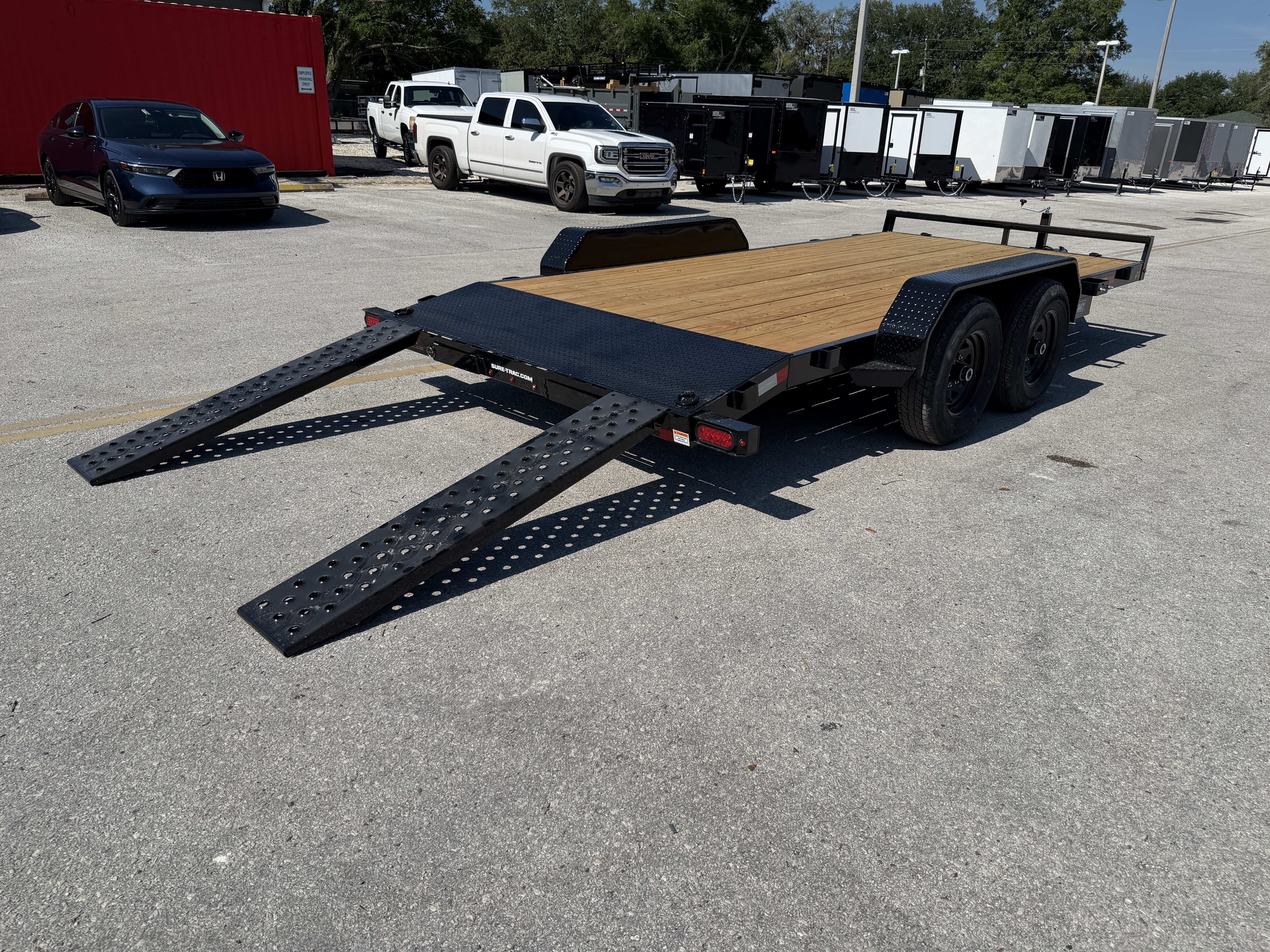 New 2026 Sure-Trac 7X16(14+2)10K Car Hauler
