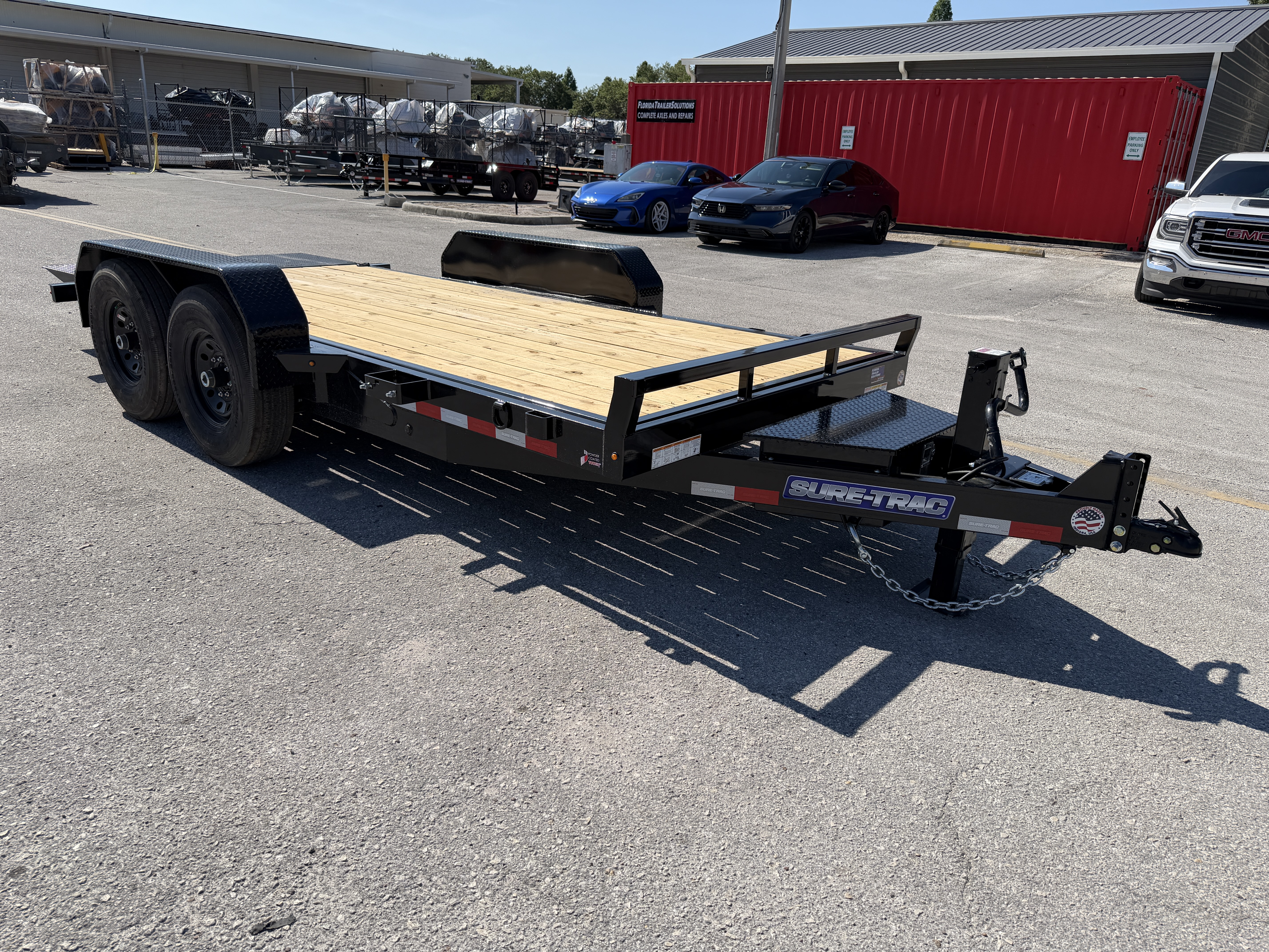 New 2026 Sure-Trac 7X16 14K Tilt Deck Equipment Trailer