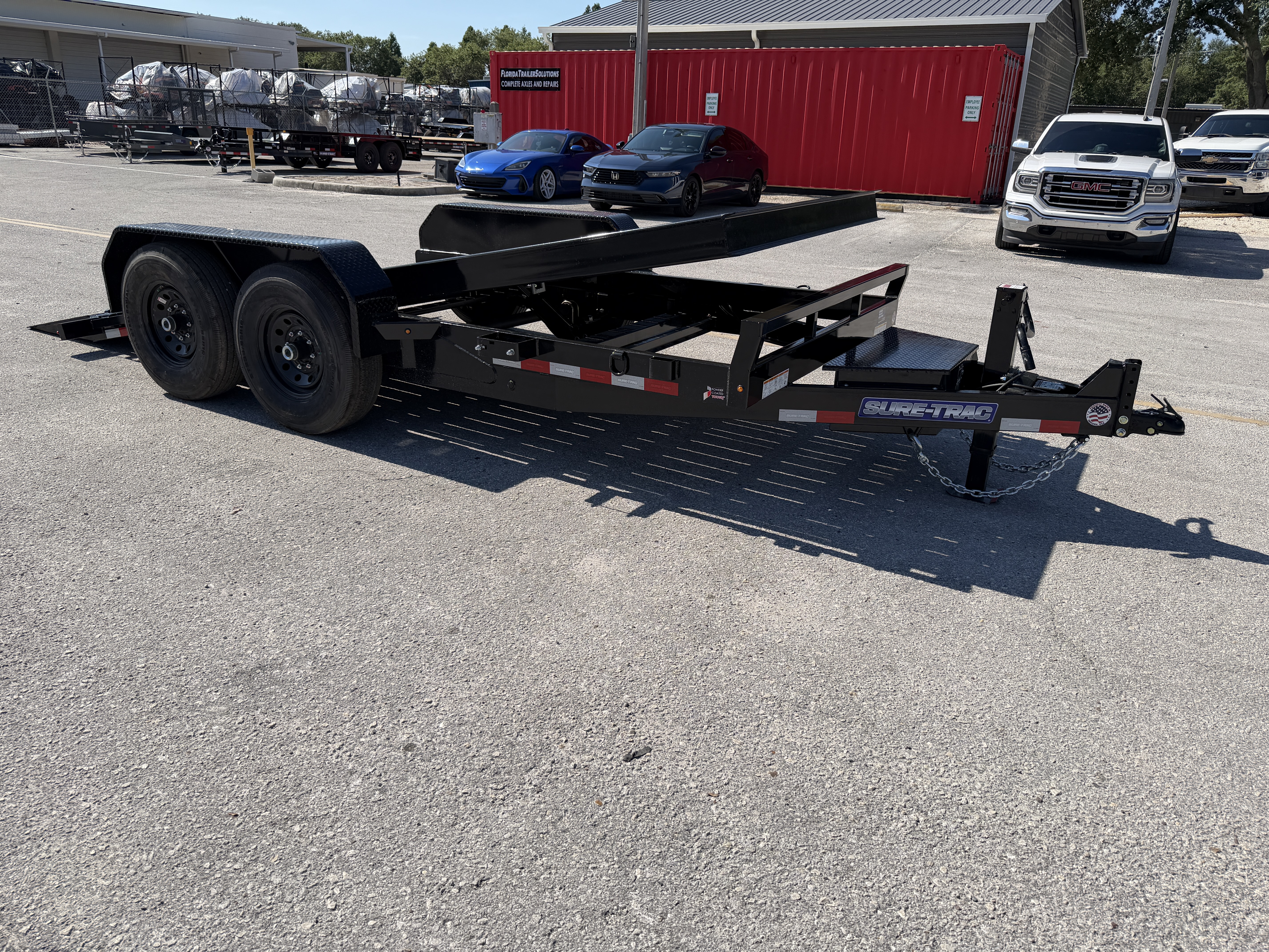 New 2026 Sure-Trac 7X16 14K Tilt Deck Equipment Trailer