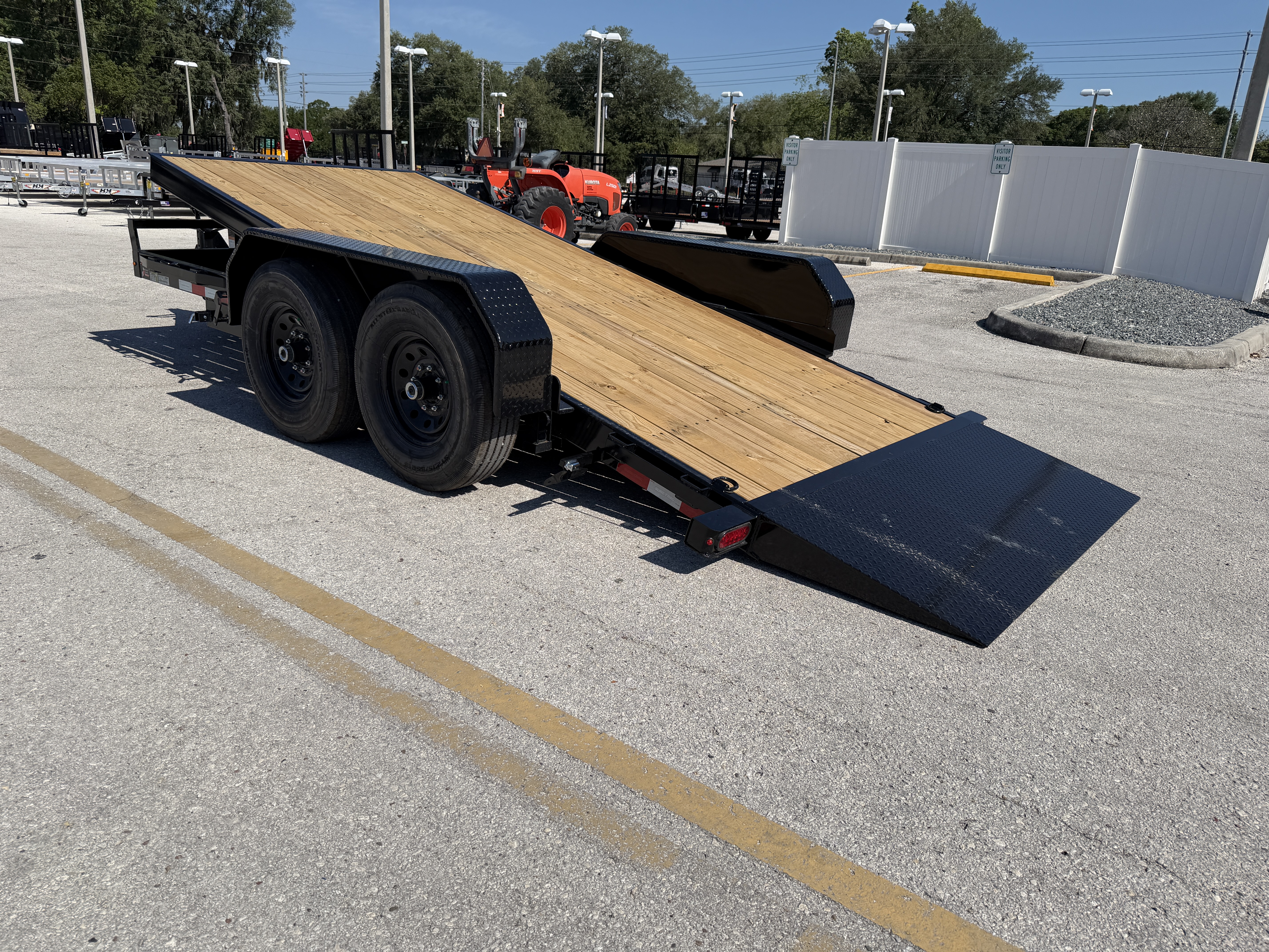 New 2026 Sure-Trac 7X16 14K Tilt Deck Equipment Trailer