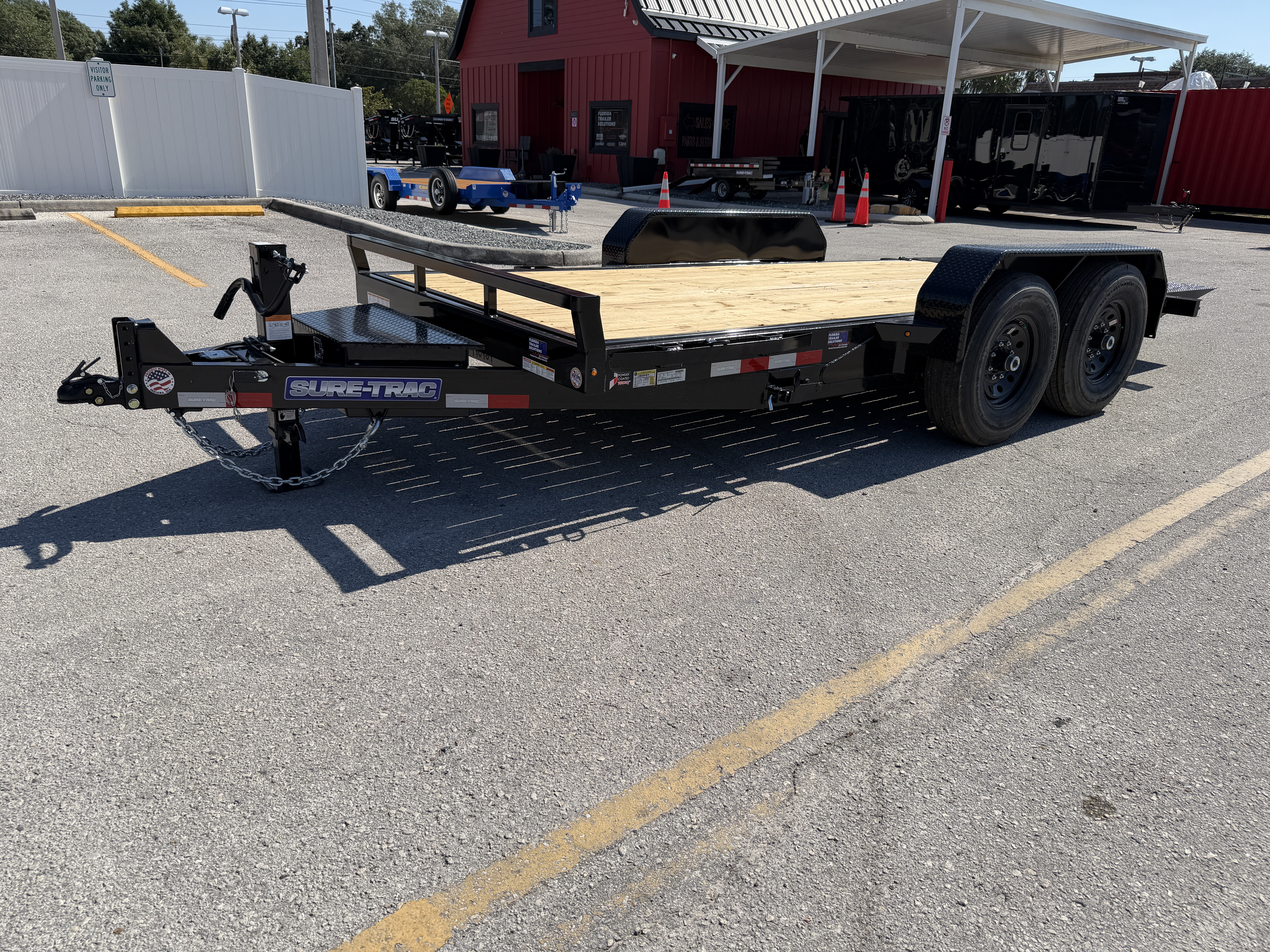New 2026 Sure-Trac 7X16 14K Tilt Deck Equipment Trailer