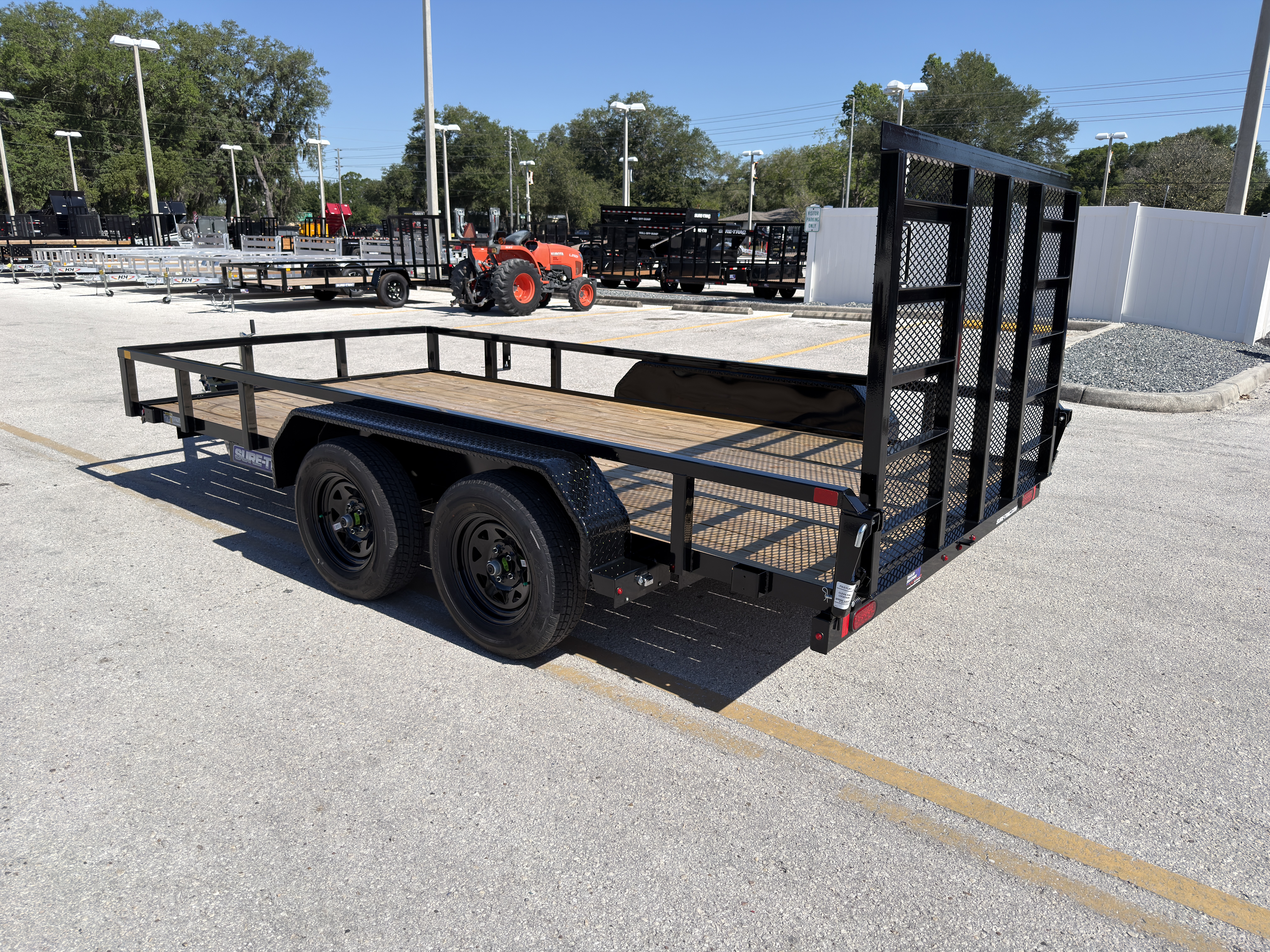 New 2026 Sure-Trac 7X14 7K Utility Trailer