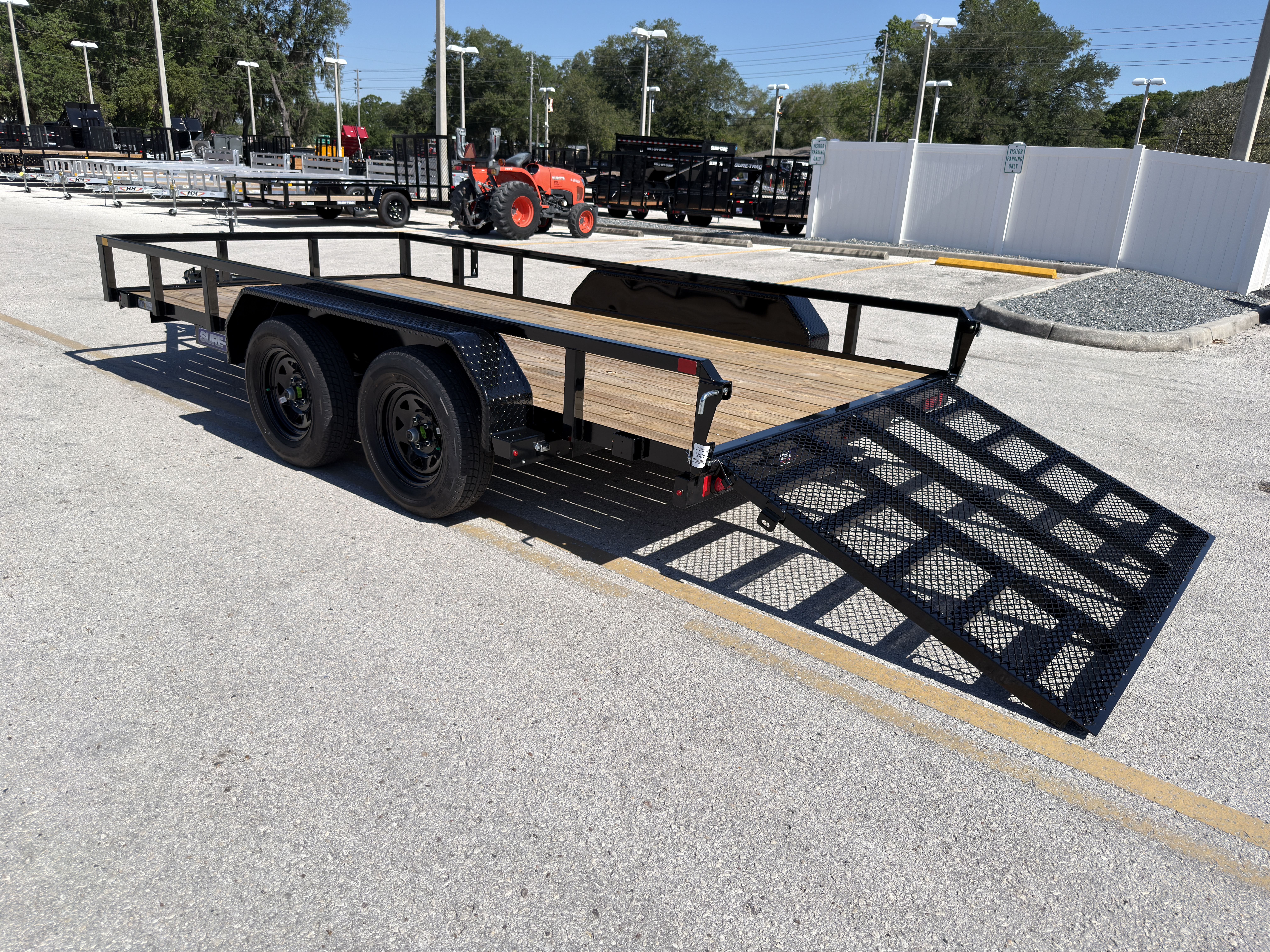 New 2026 Sure-Trac 7X14 7K Utility Trailer