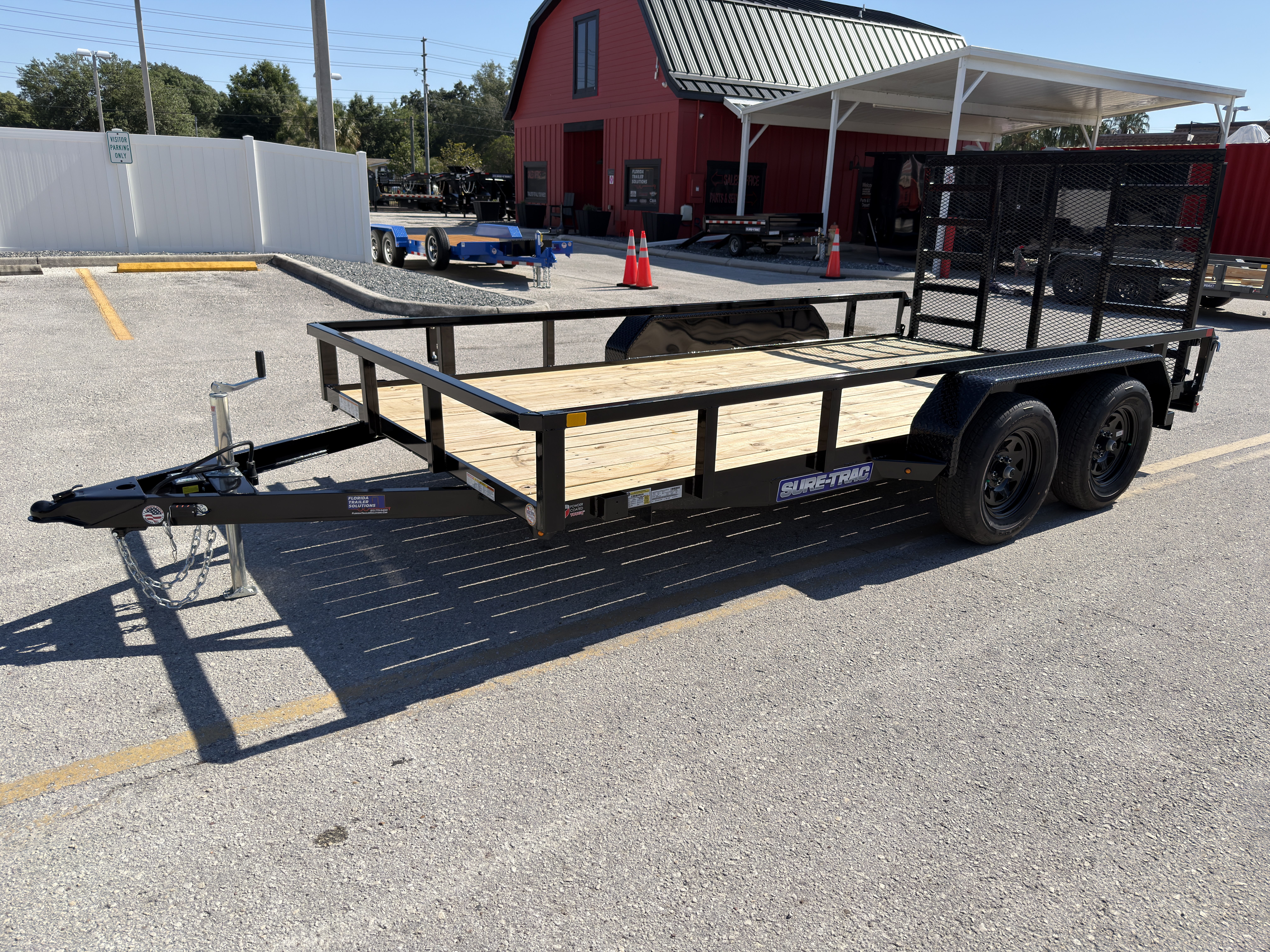 New 2026 Sure-Trac 7X14 7K Utility Trailer