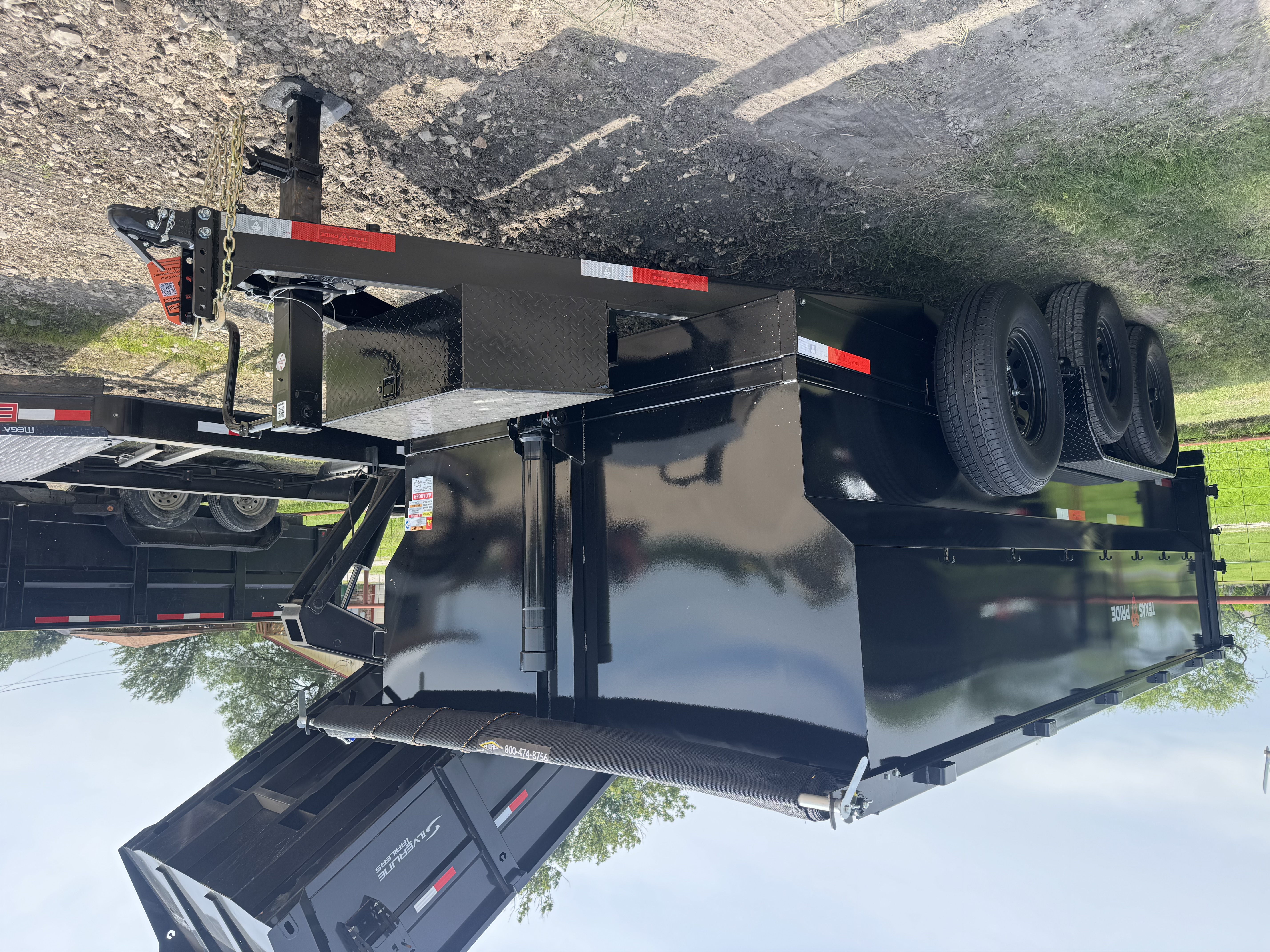 New 2026 Texas Pride Trailers DT716416KBP-7776 Dump Trailer