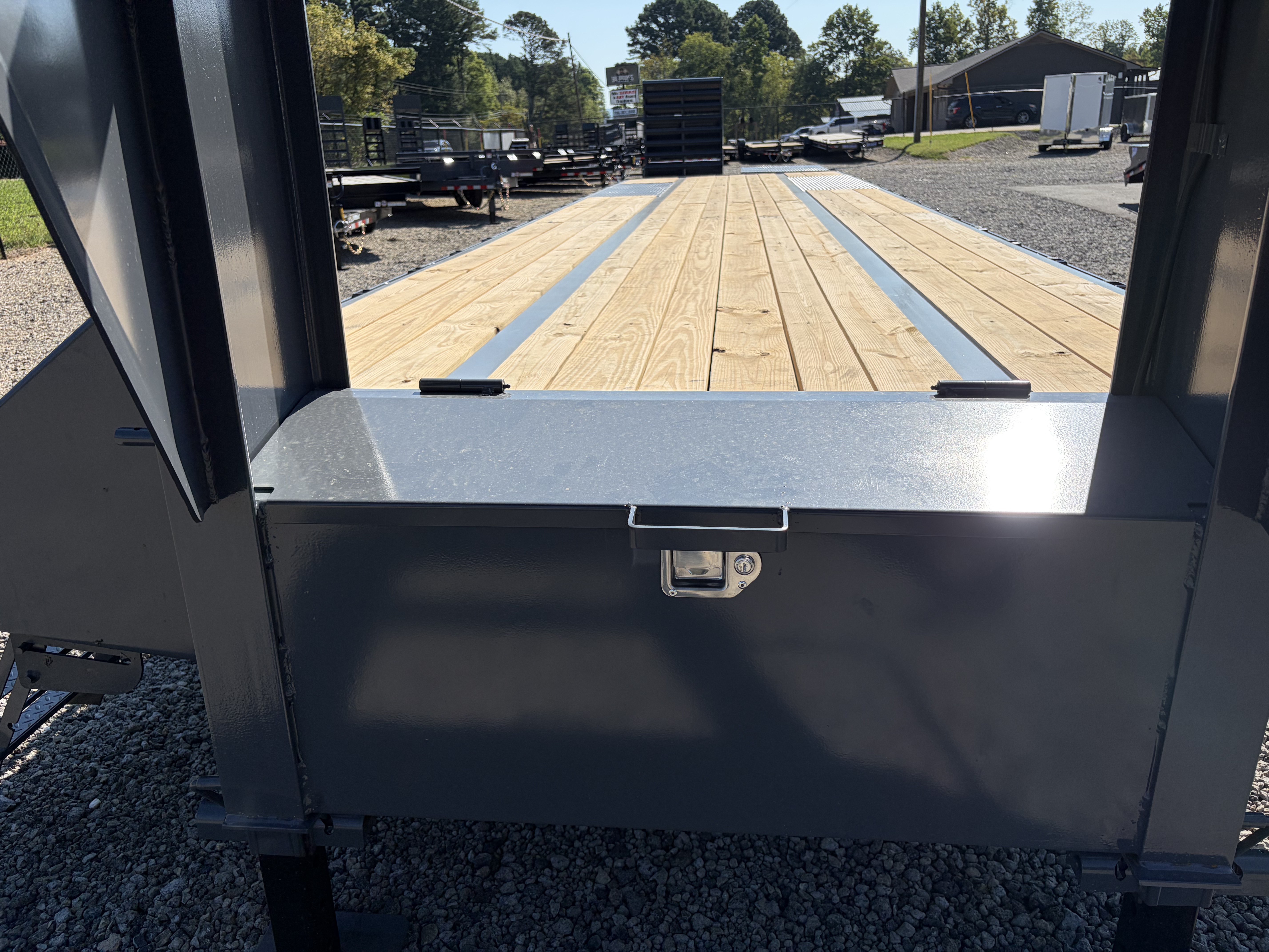 New 2027 Triple Crown Heavy Duty 40' Gooseneck Equipment Trailer, 27,900K GVWR, Mega Ramps, Spare