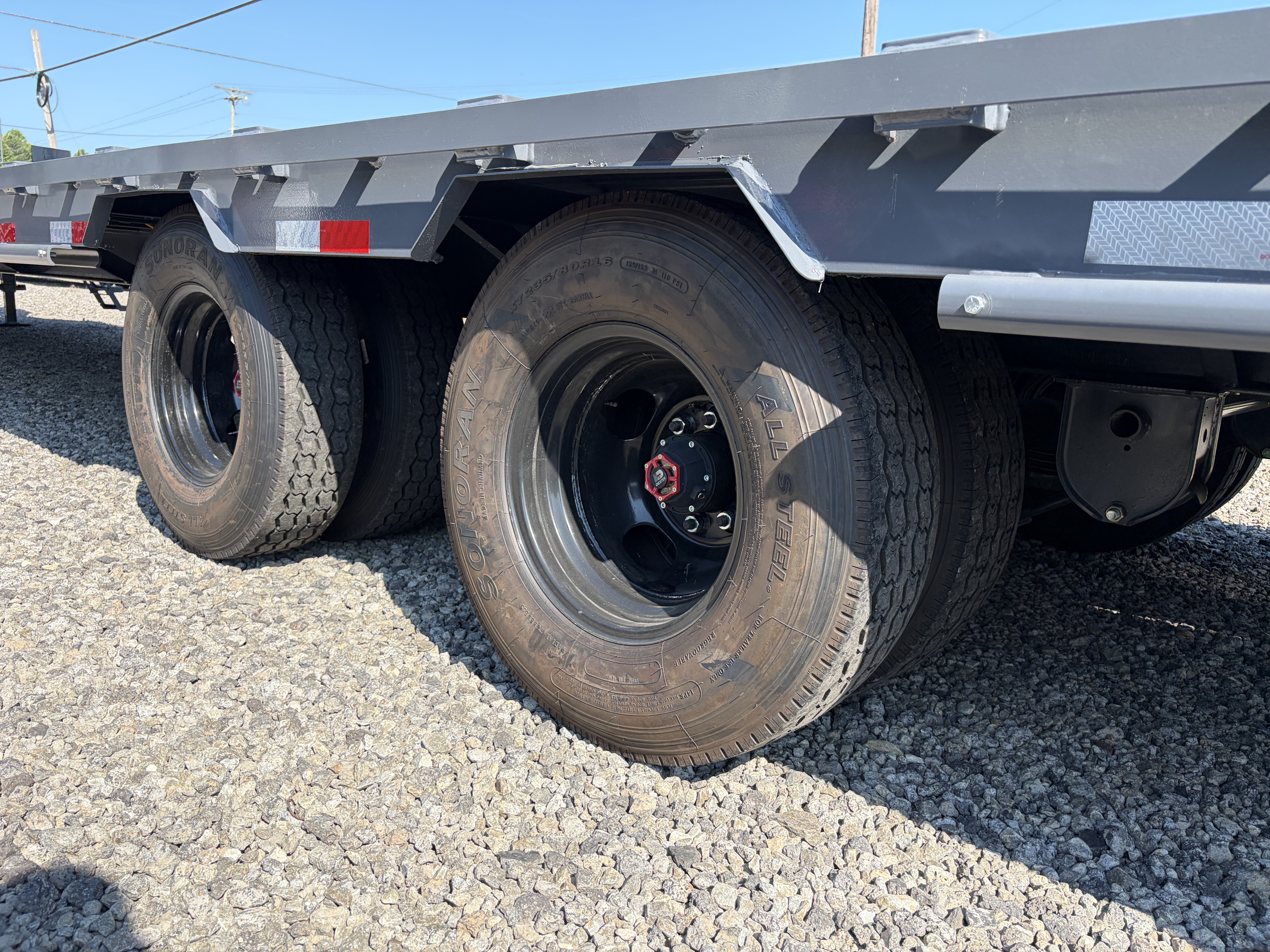 New 2027 Triple Crown Heavy Duty 40' Gooseneck Equipment Trailer, 27,900K GVWR, Mega Ramps, Spare