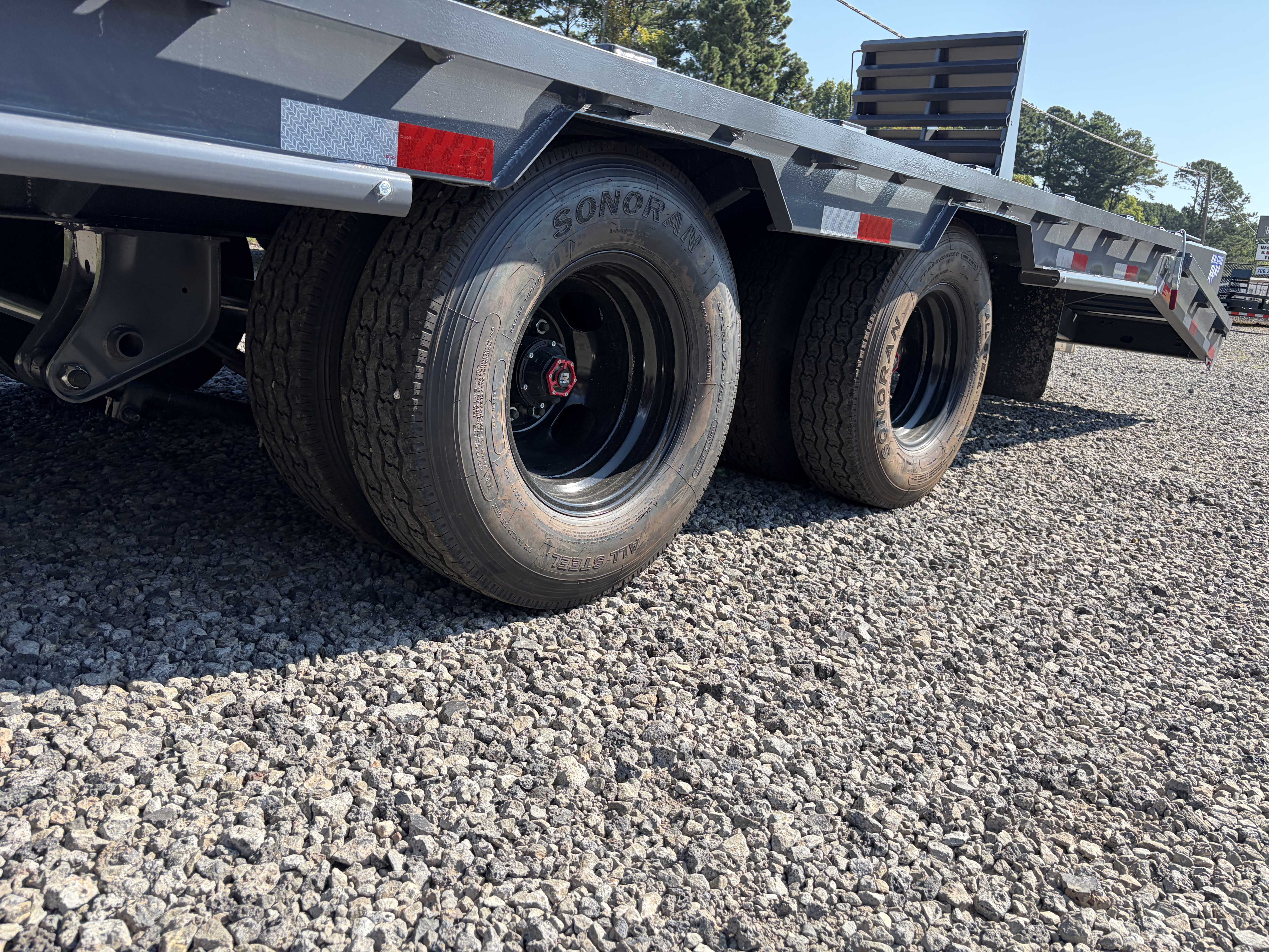 New 2027 Triple Crown Heavy Duty 40' Gooseneck Equipment Trailer, 27,900K GVWR, Mega Ramps, Spare