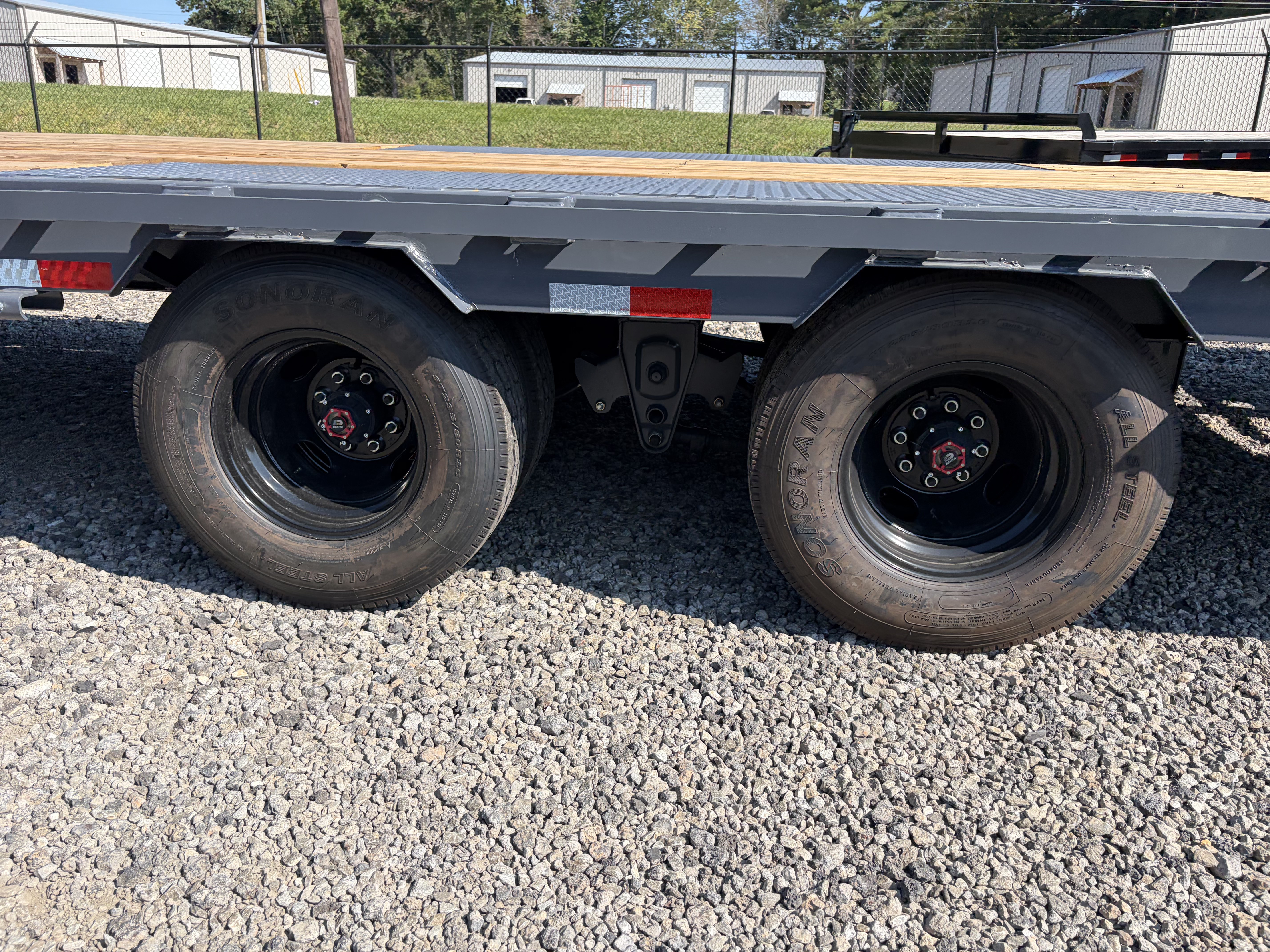 New 2027 Triple Crown Heavy Duty 40' Gooseneck Equipment Trailer, 27,900K GVWR, Mega Ramps, Spare