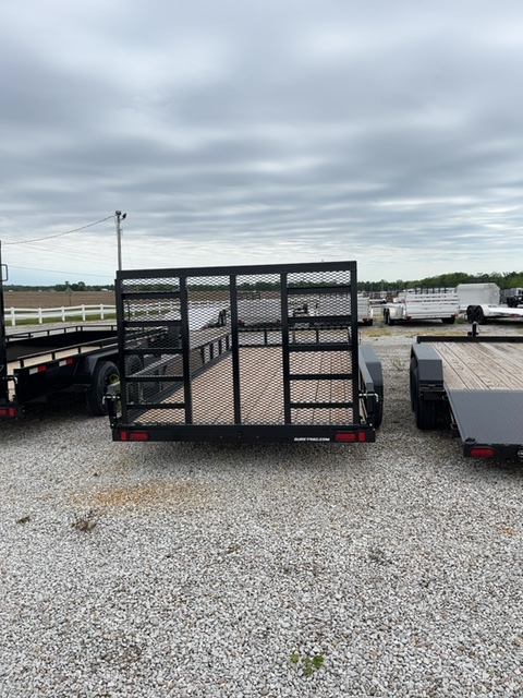 New 2026 Sure-Trac 7 x 18 7K Tube Top Utility Trailer