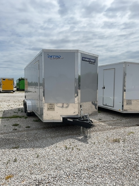 New 2025 Sure-Trac 7' x 18' 7K Torsion Ramp Door Pro Series Enclosed Cargo Trailer