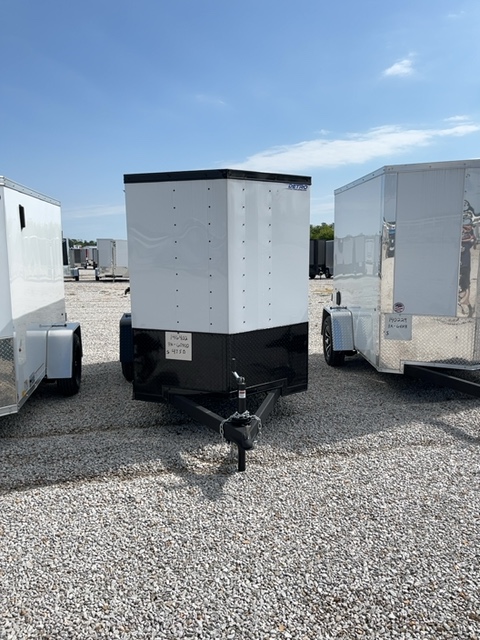 New 2026 Impact Trailers 5 x 10 Quake Flat Top V-Nose 3K
