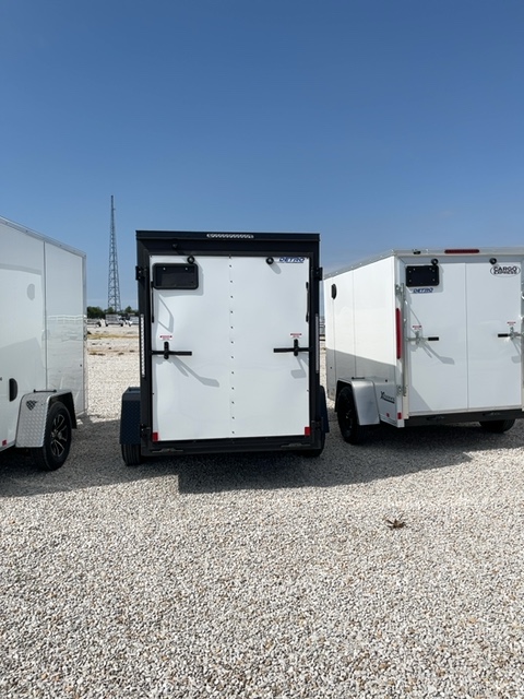 New 2026 Impact Trailers 5 x 10 Quake Flat Top V-Nose 3K