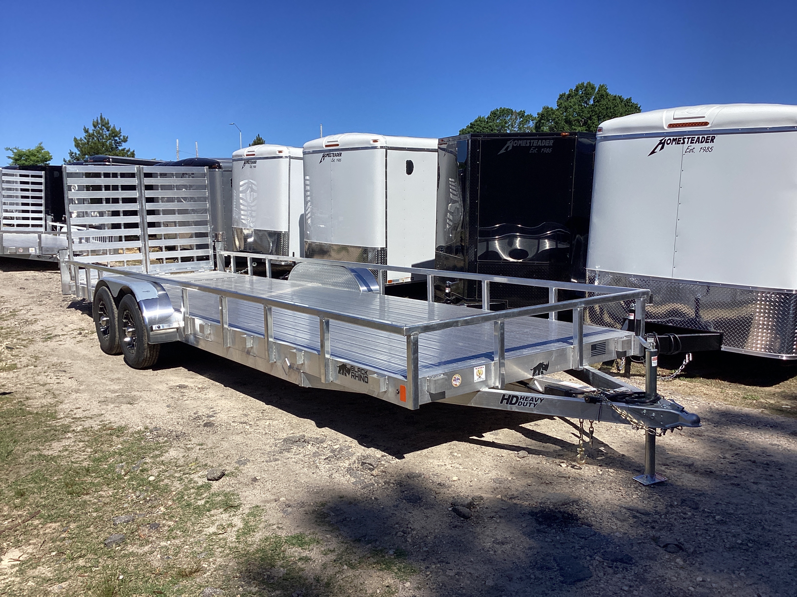 New 2026 Black Rhino LST724A Utility Trailer
