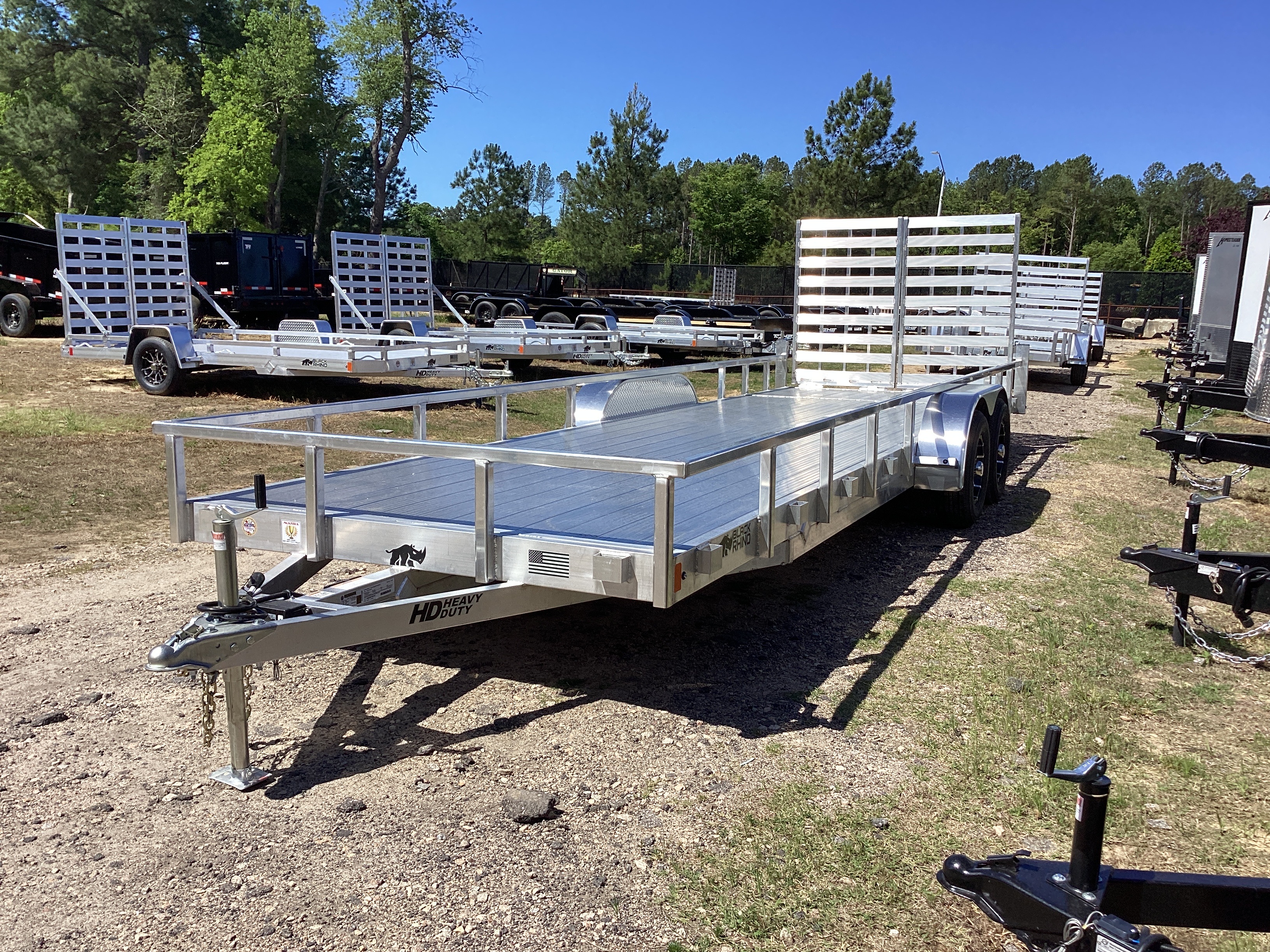 New 2026 Black Rhino LST724A Utility Trailer