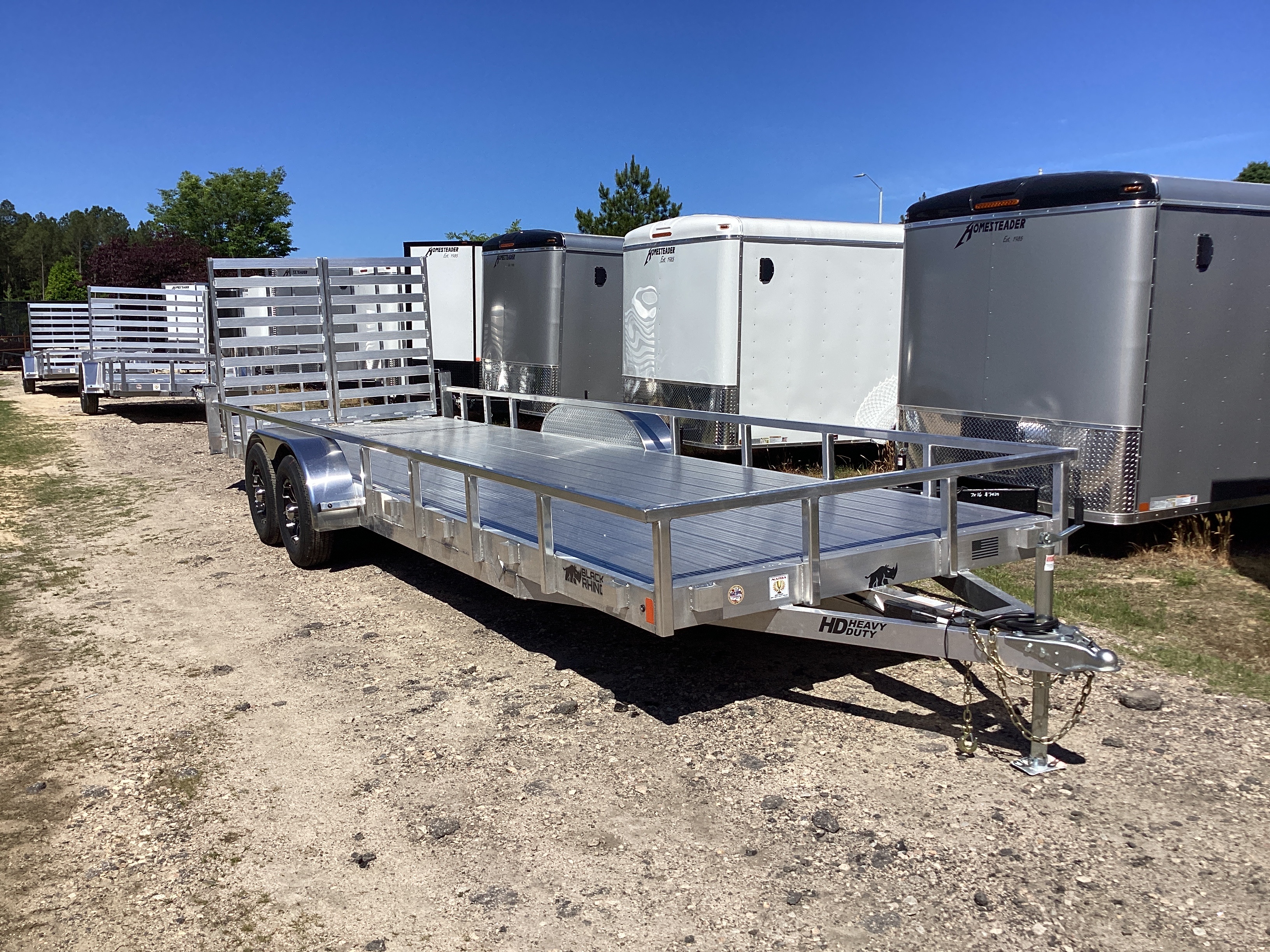 New 2026 Black Rhino LST724A Utility Trailer