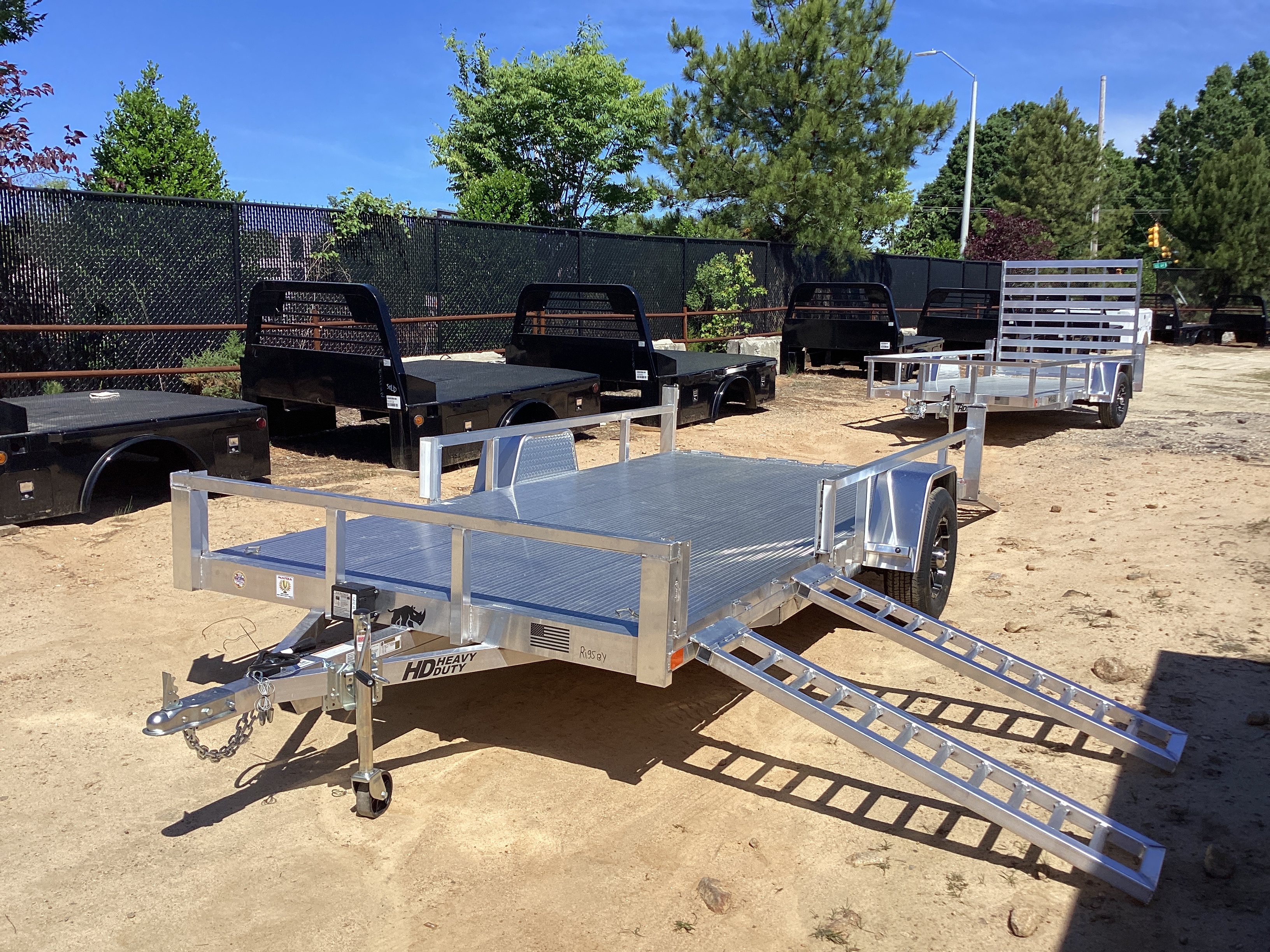 New 2026 Black Rhino LSS714 Utility Trailer