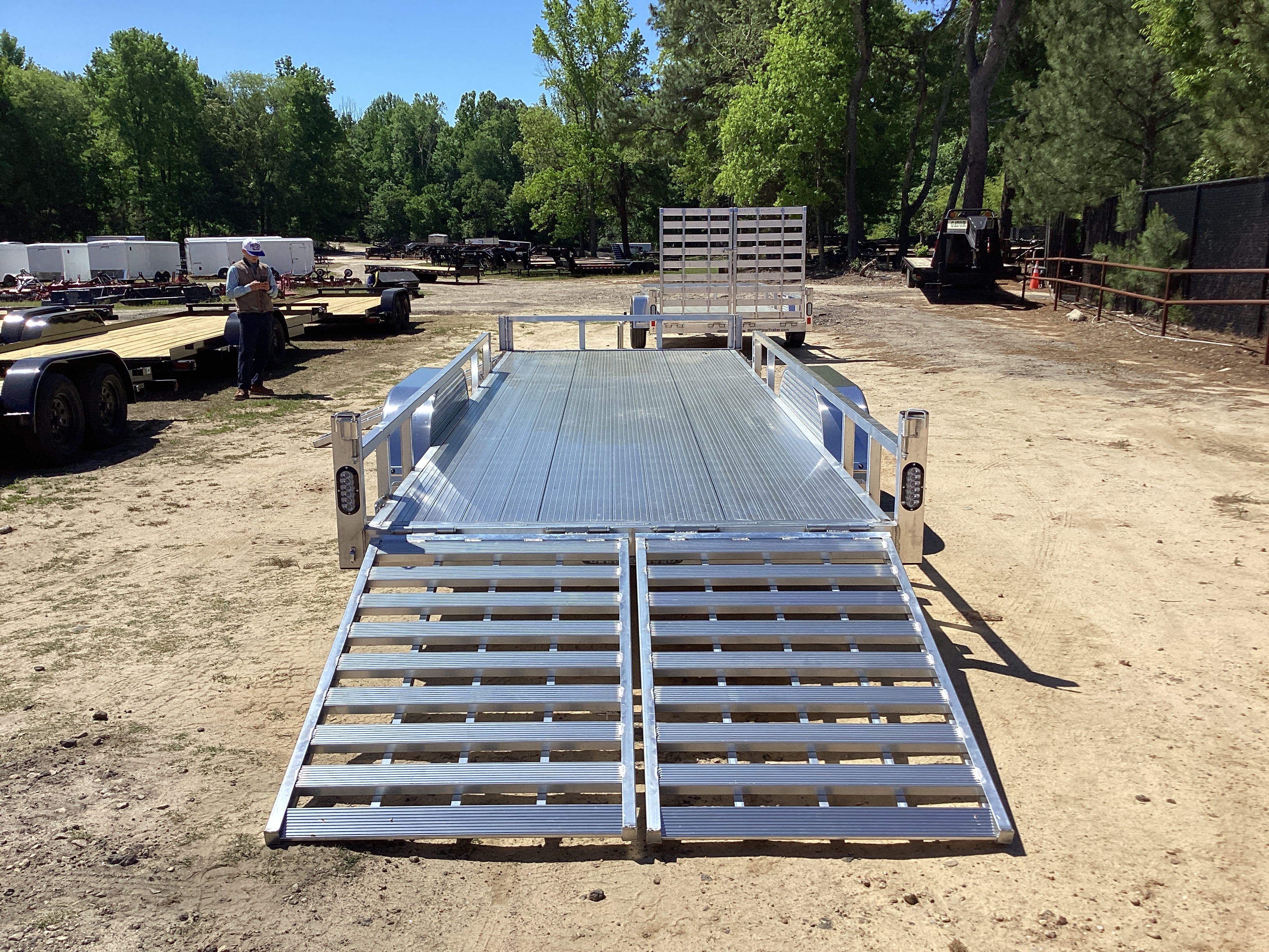 New 2026 Black Rhino LST720A Utility Trailer