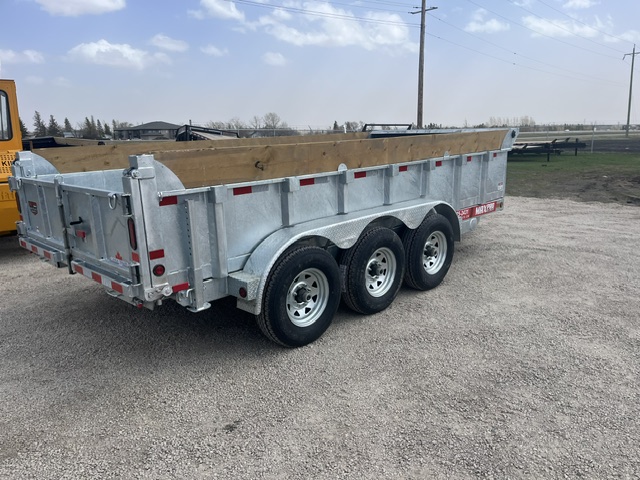 New 2026 Canada Trailers 16FT GALVINAZED TRIPLE AXLE Dump Trailer