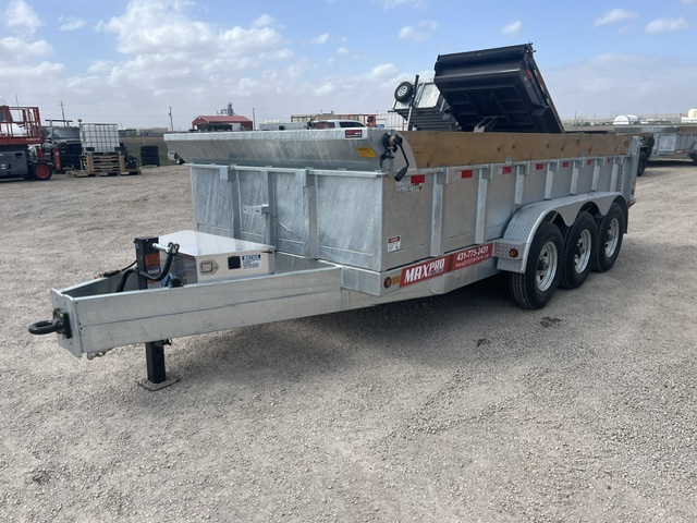 New 2026 Canada Trailers 16FT GALVINAZED TRIPLE AXLE Dump Trailer