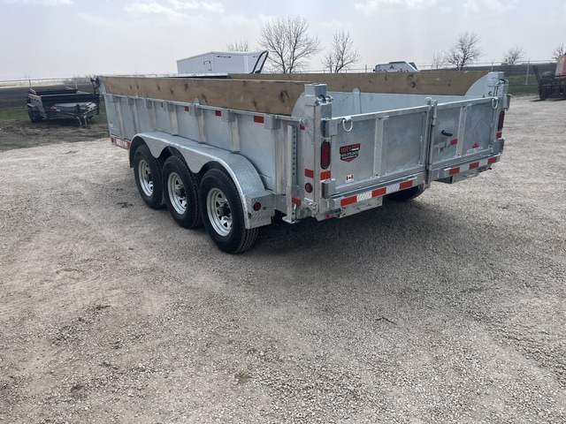 New 2026 Canada Trailers 16FT GALVINAZED TRIPLE AXLE Dump Trailer