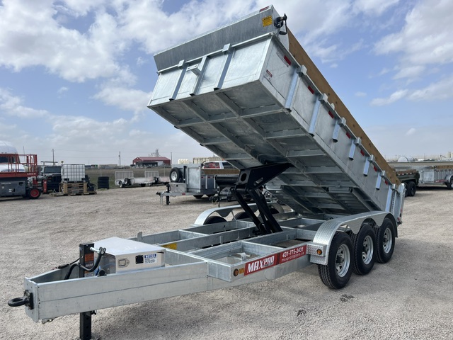 New 2026 Canada Trailers 16FT GALVINAZED TRIPLE AXLE Dump Trailer