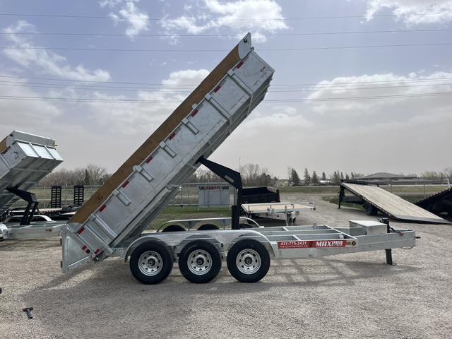 New 2026 Canada Trailers 16FT GALVINAZED TRIPLE AXLE Dump Trailer