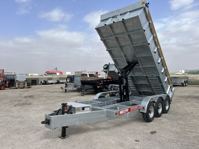 New 2026 Canada Trailers 16FT GALVINAZED TRIPLE AXLE Dump Trailer