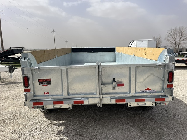New 2026 Canada Trailers 16FT GALVINAZED TRIPLE AXLE Dump Trailer