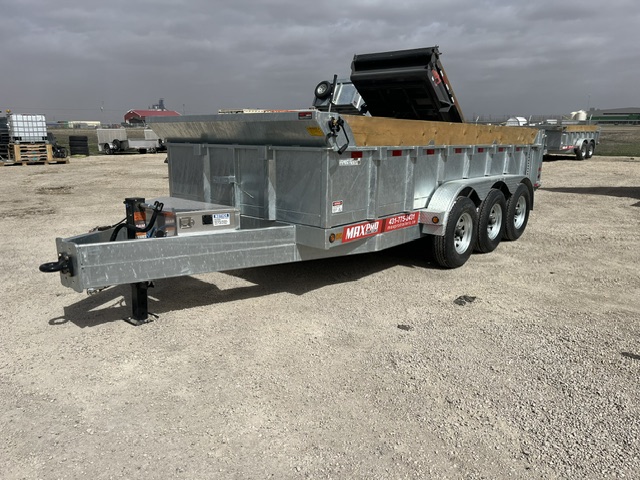 New 2026 Canada Trailers 16FT GALVINAZED TRIPLE AXLE Dump Trailer