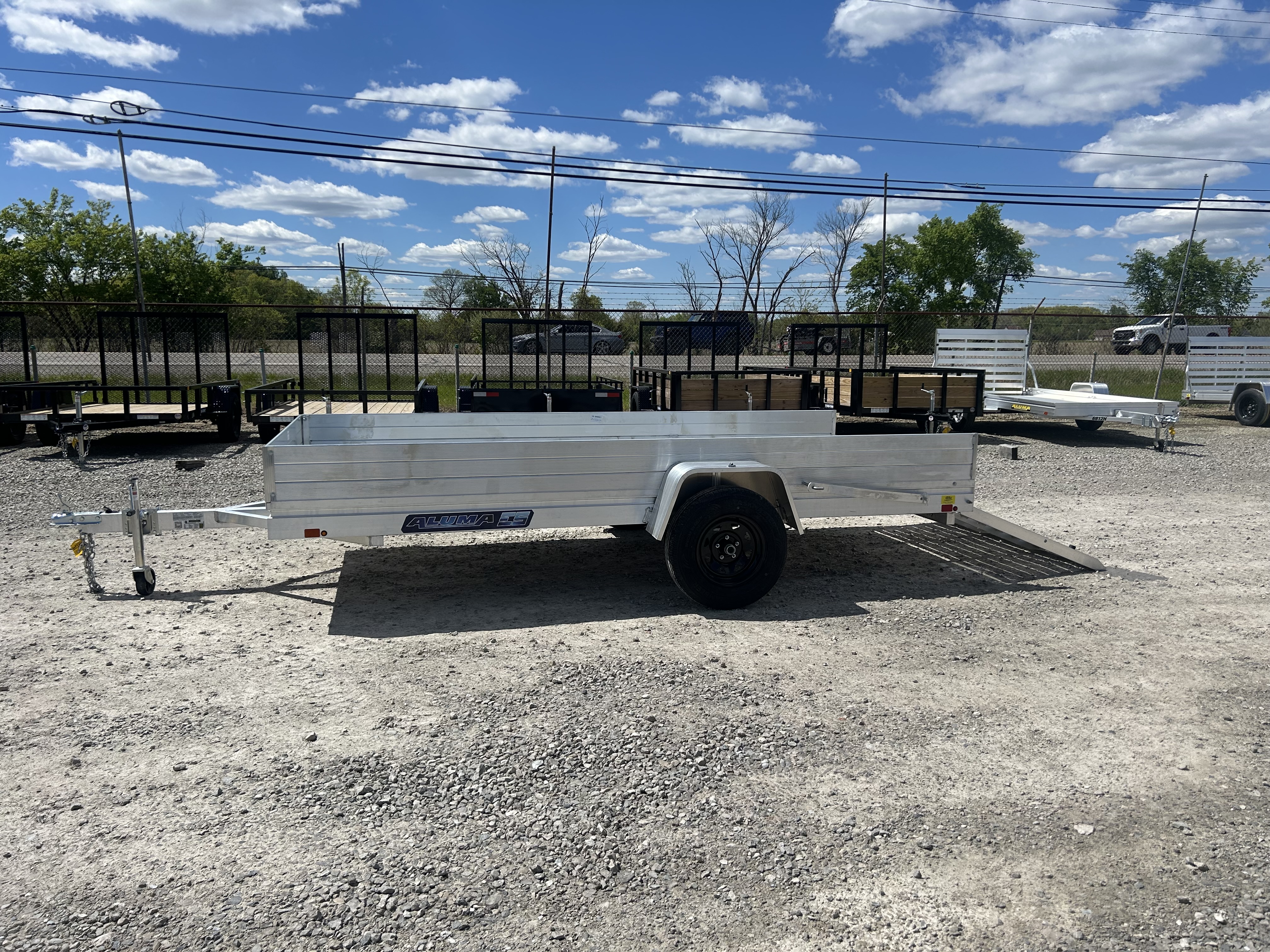 New 2027 Aluma 6812H-ESA Aluminum Utility Trailer