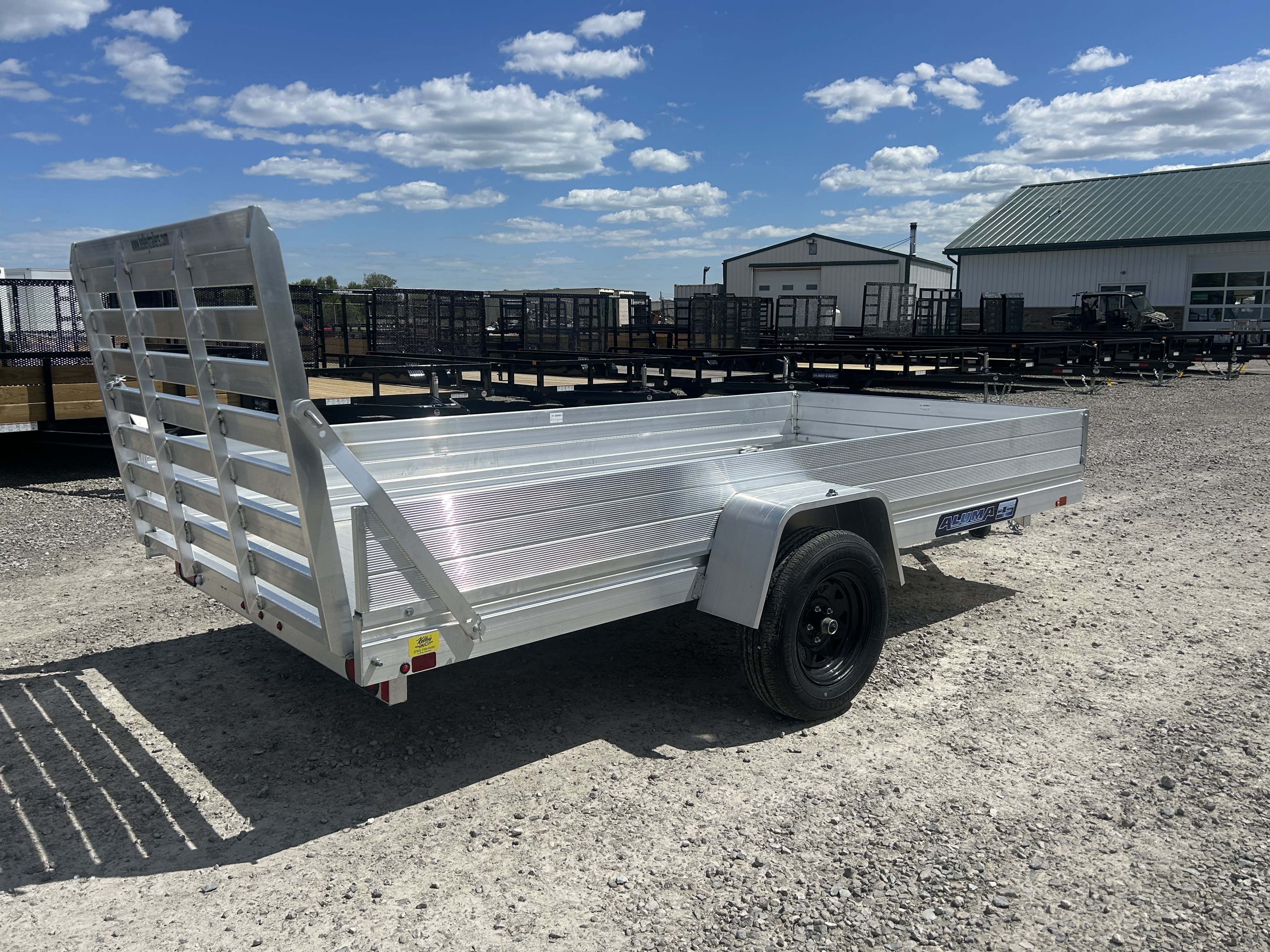 New 2027 Aluma 6812H-ESA Aluminum Utility Trailer