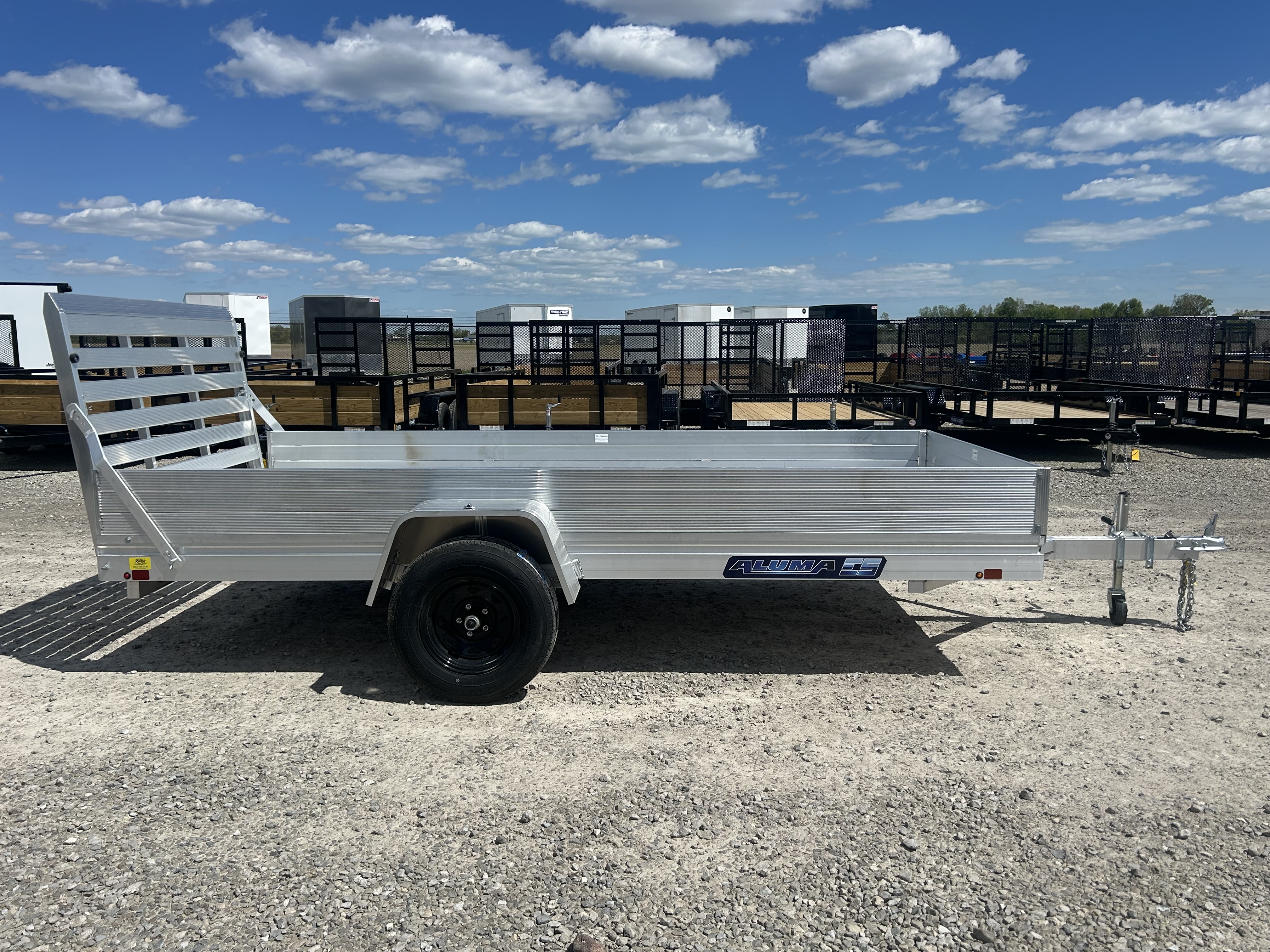 New 2027 Aluma 6812H-ESA Aluminum Utility Trailer