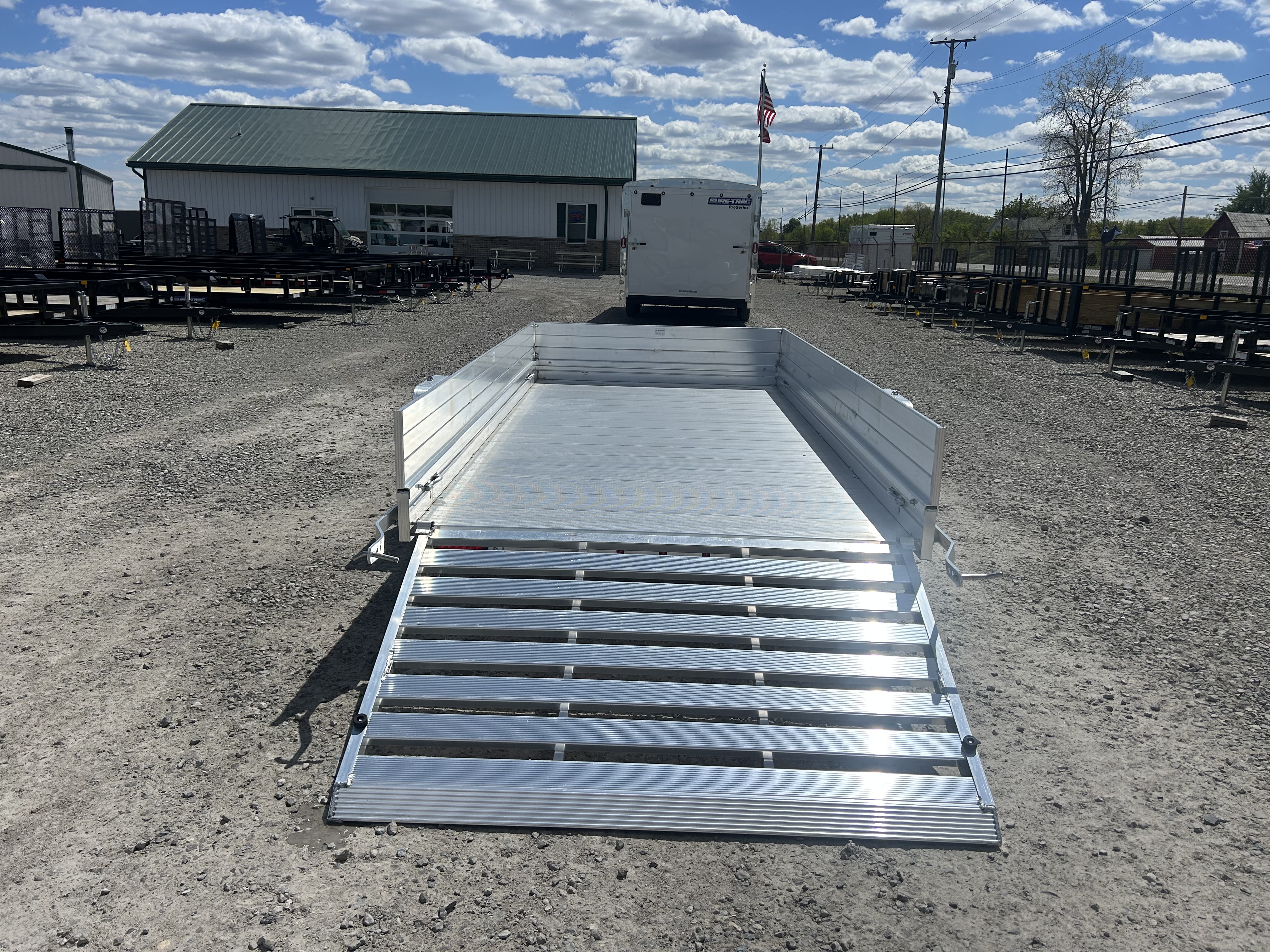 New 2027 Aluma 6812H-ESA Aluminum Utility Trailer