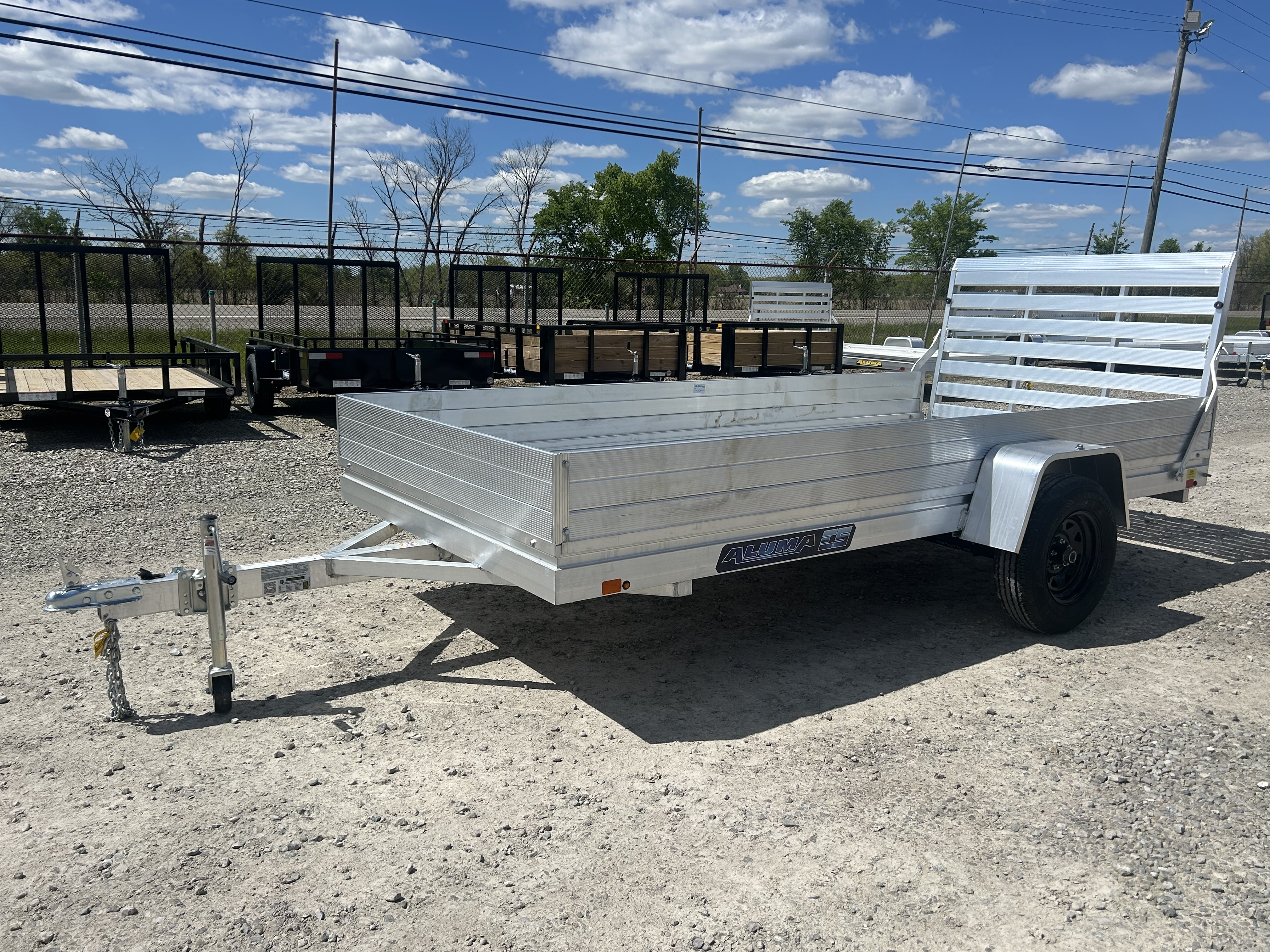 New 2027 Aluma 6812H-ESA Aluminum Utility Trailer