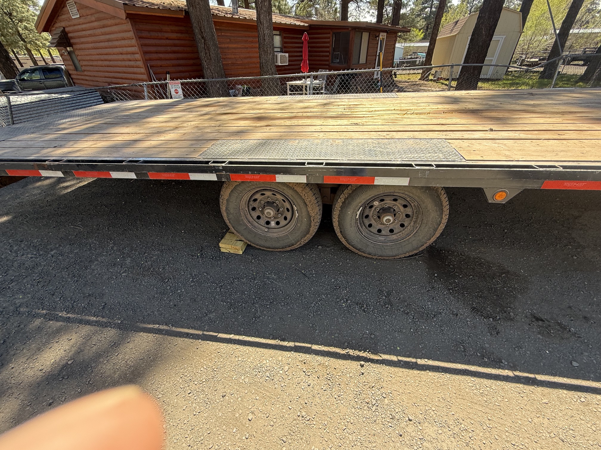 Used 2025 Top Hat Trailers 24X102" TD14 Tilt Trailer