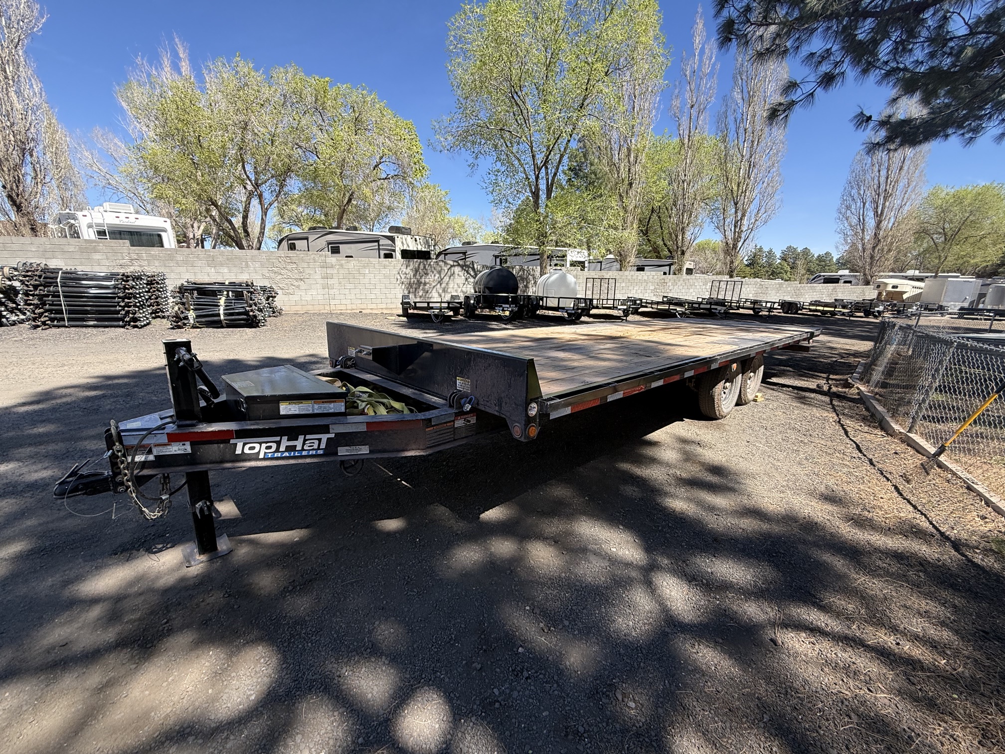 Used 2025 Top Hat Trailers 24X102  TD14 Tilt Trailer