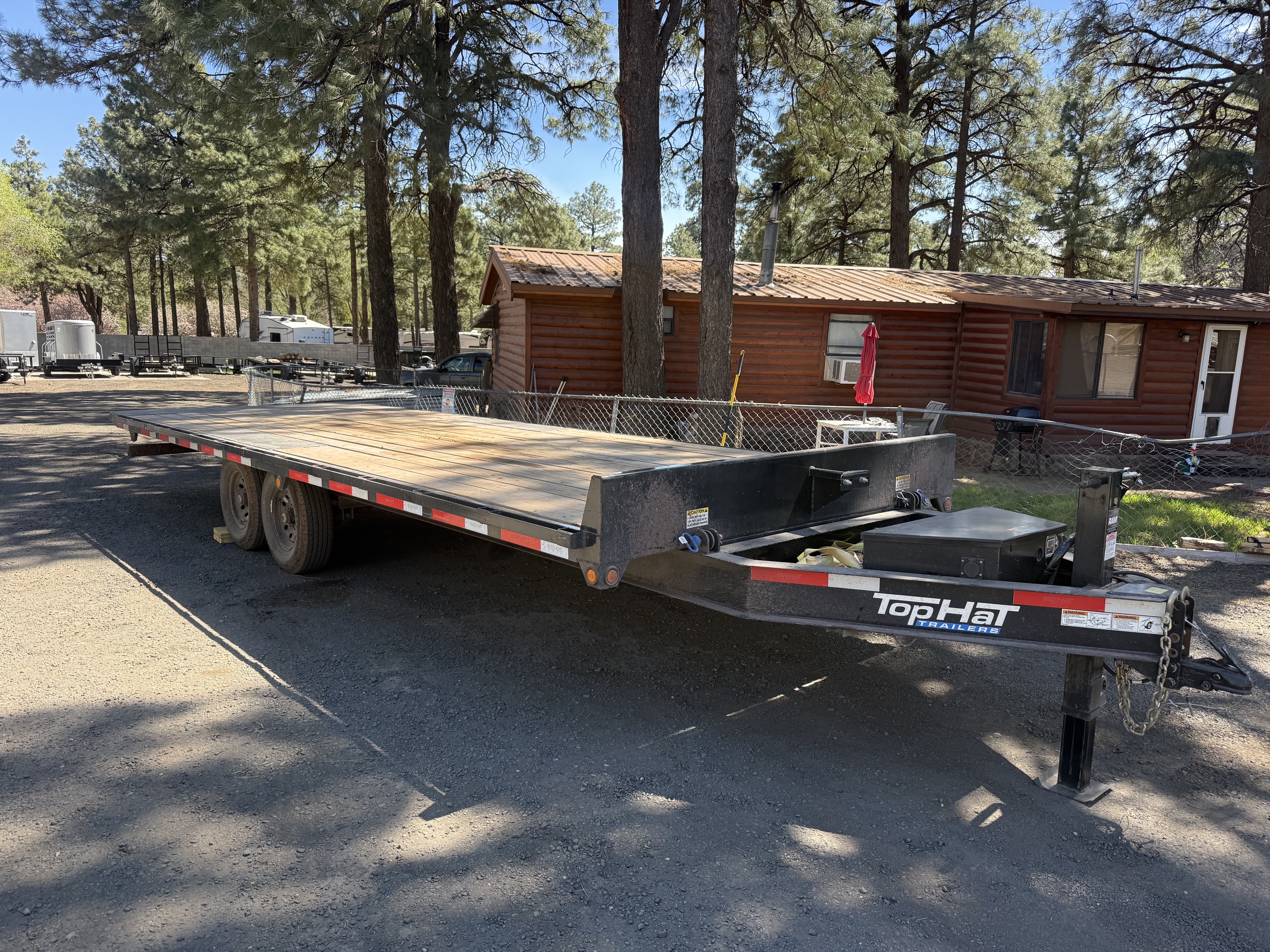 Used 2025 Top Hat Trailers 24X102" TD14 Tilt Trailer