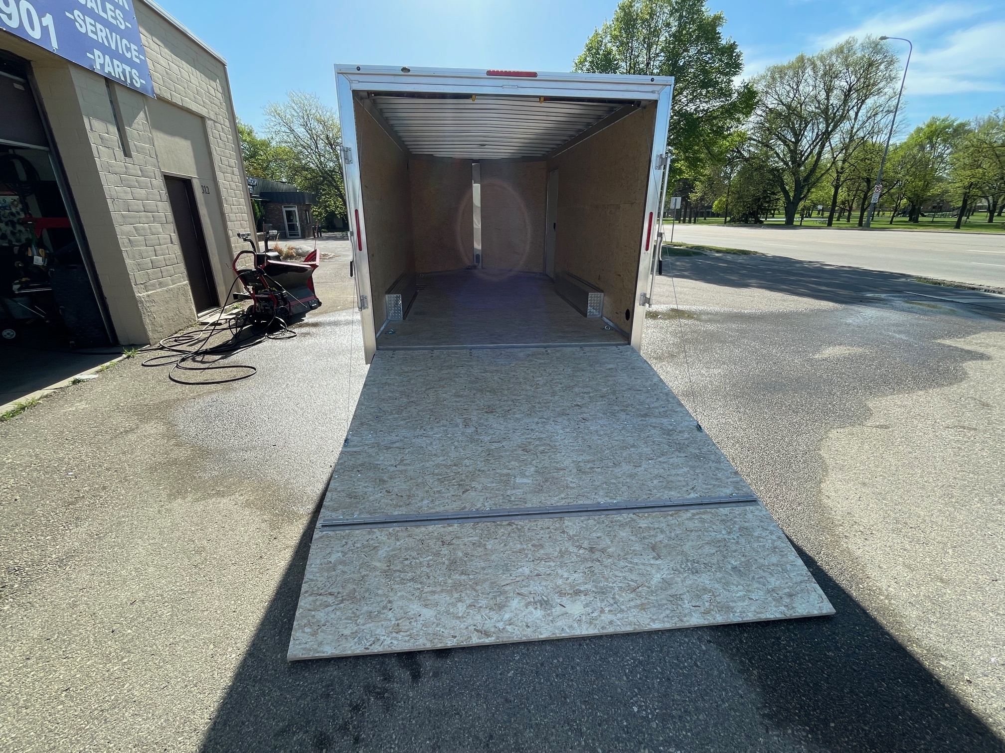 New 2026 ALCOM 8.5 X 16 Aluminum Frame Cargo / Enclosed Trailer