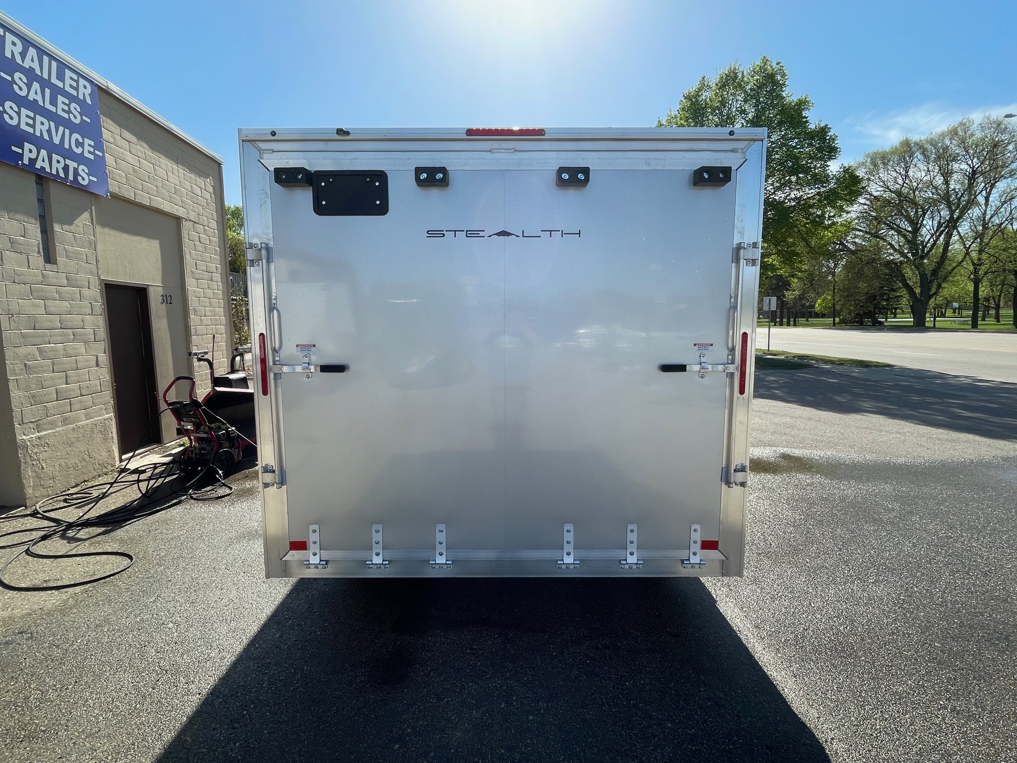 New 2026 ALCOM 8.5 X 16 Aluminum Frame Cargo / Enclosed Trailer