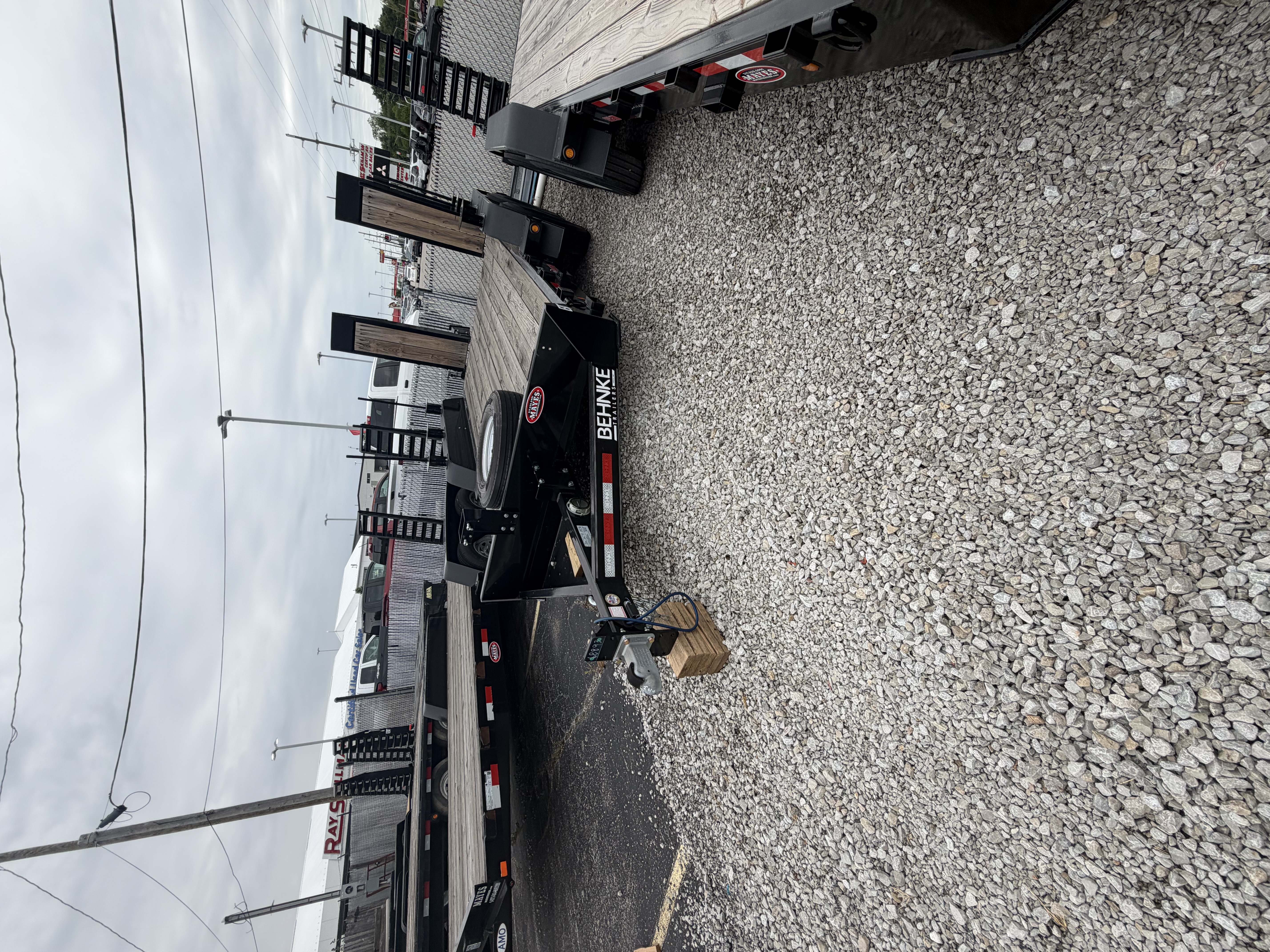 New 2026 Behnke Enterprises CBCT2216E-S Equipment Trailer 83x22 TA SKID STEER (GVW:12000) BLACK