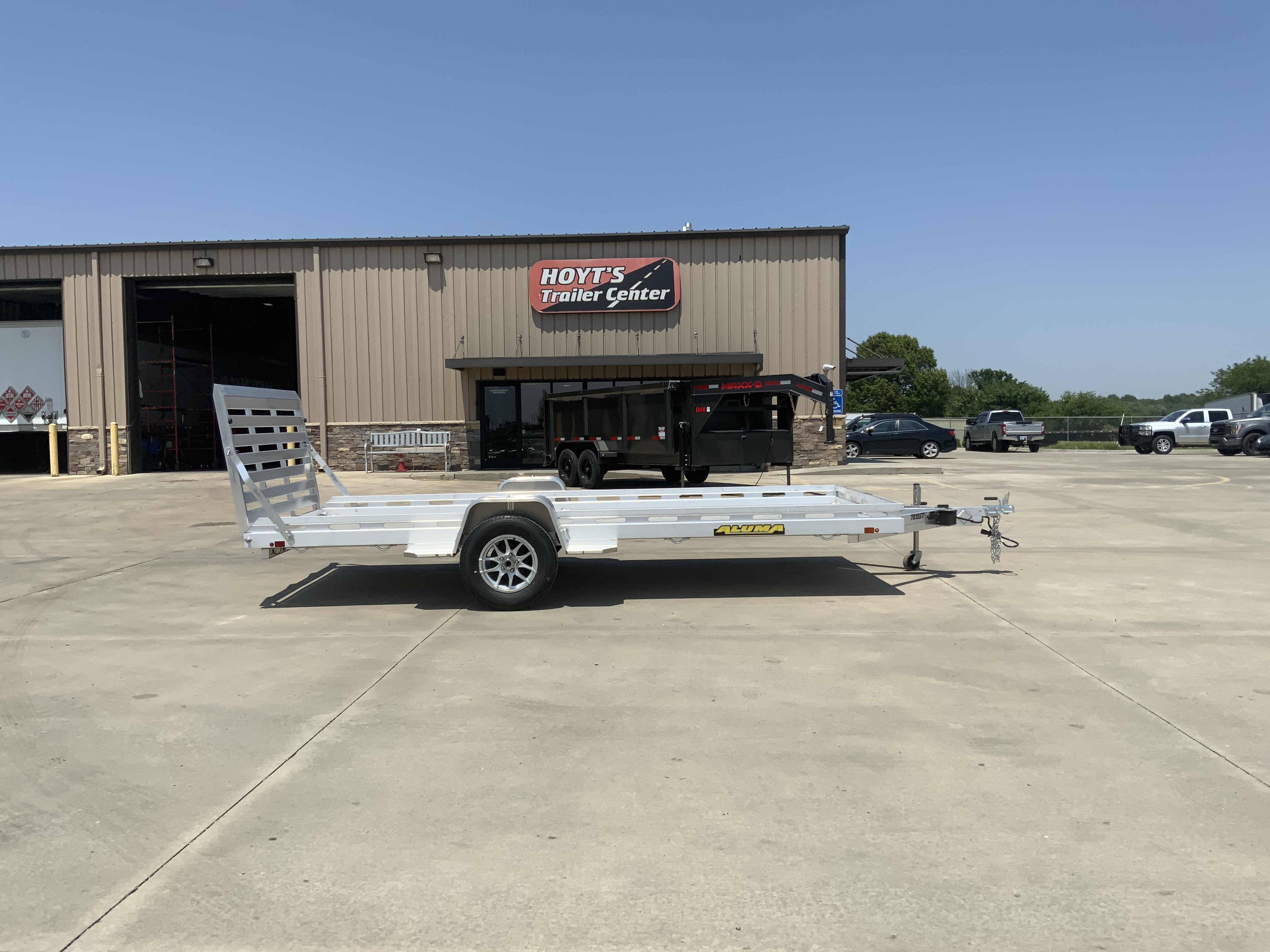 New 2027 Aluma 78 X 15 STG Utility Trailer