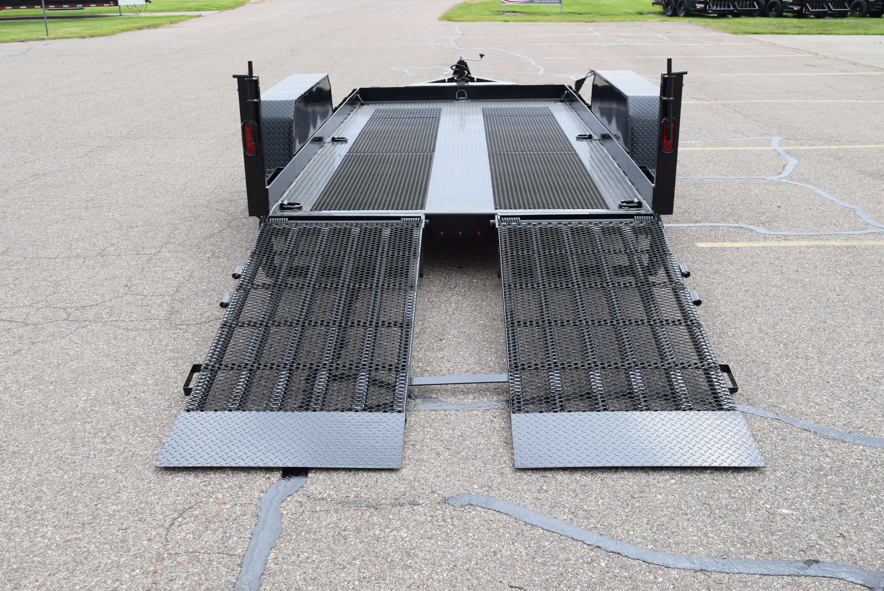 New BND 6.5x14 SCISSOR LIFT TRAILER w/ 7000LB AXLES
