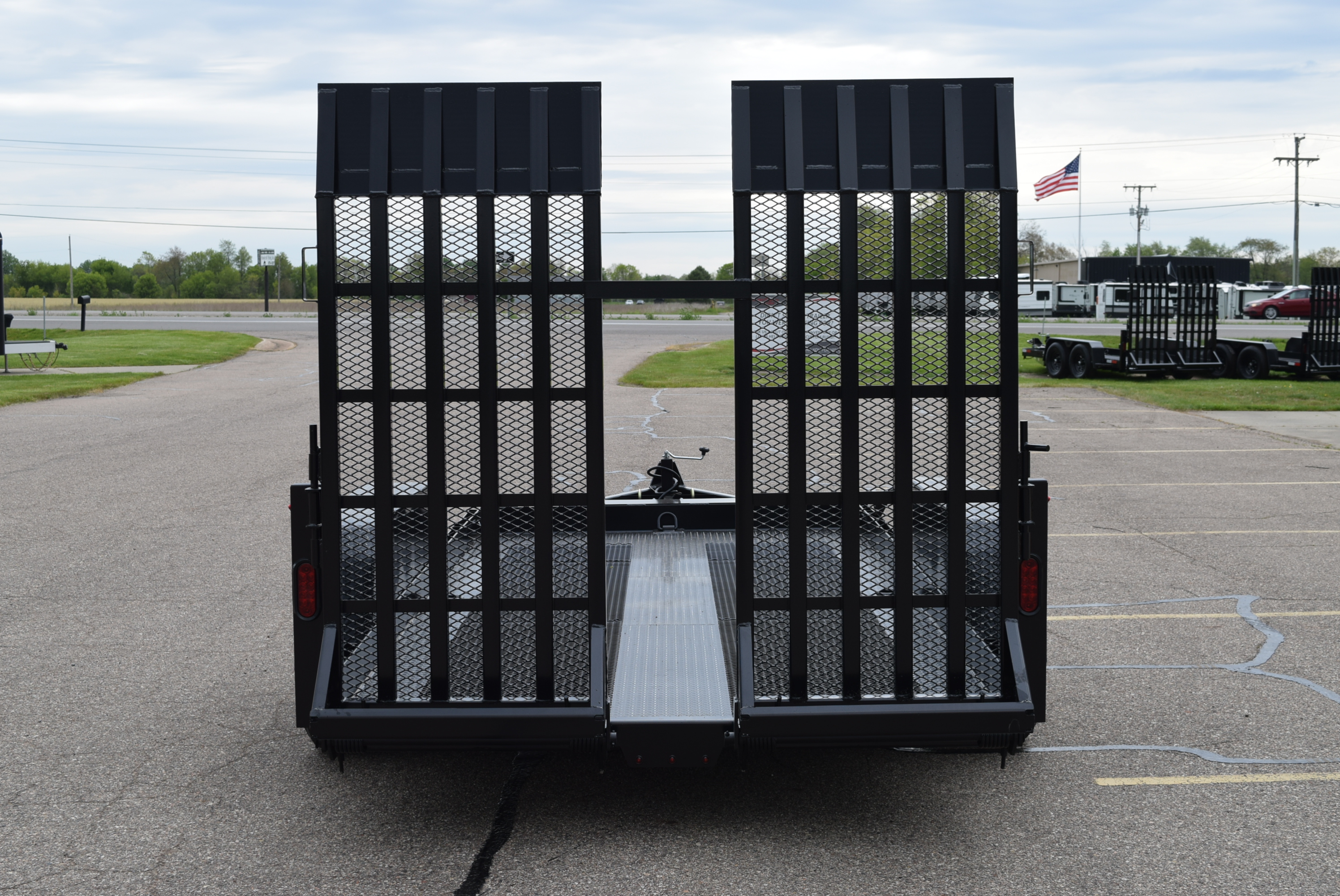 New BND 6.5x14 SCISSOR LIFT TRAILER w/ 7000LB AXLES