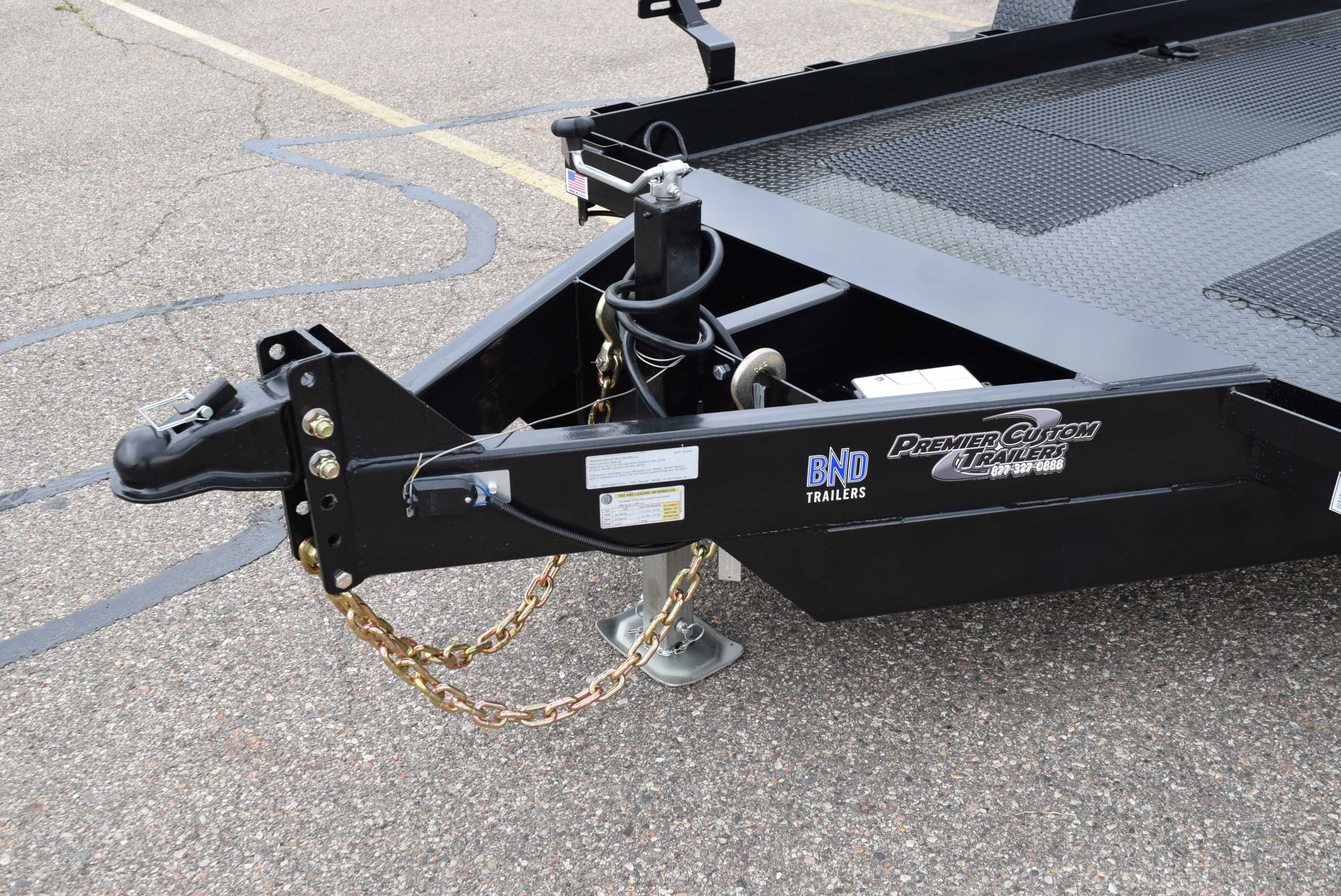 New BND 6.5x14 SCISSOR LIFT TRAILER w/ 7000LB AXLES