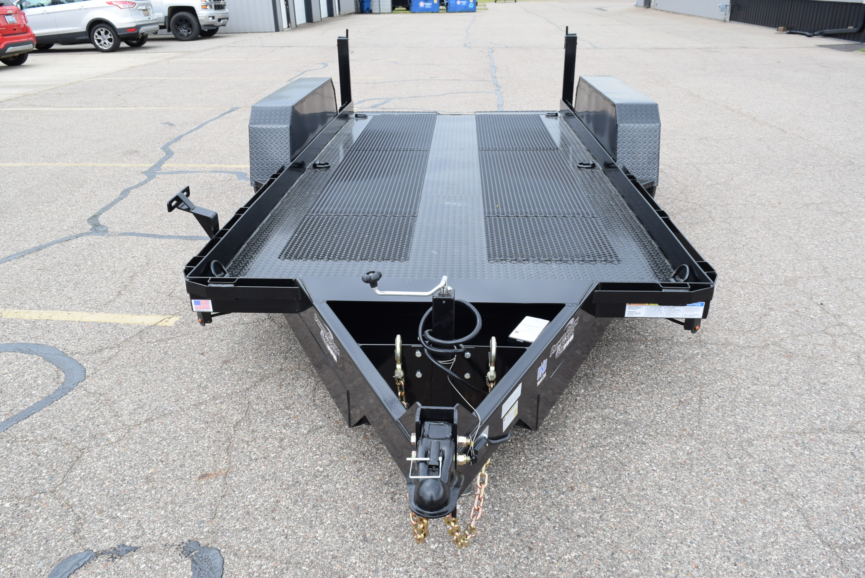 New BND 6.5x14 SCISSOR LIFT TRAILER w/ 7000LB AXLES